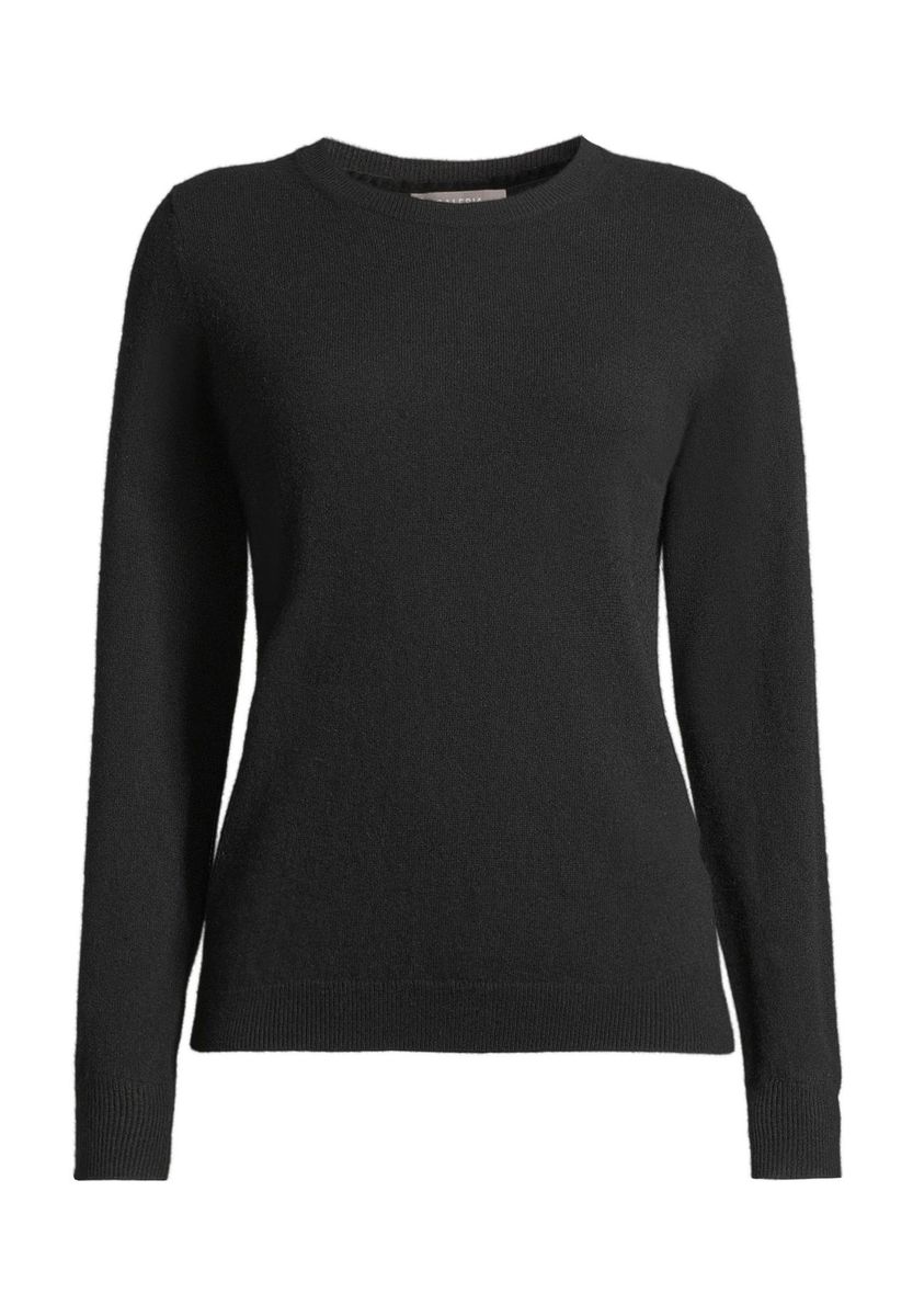 Klassischer Kaschmir-Pullover mit Rundhalsausschnitt