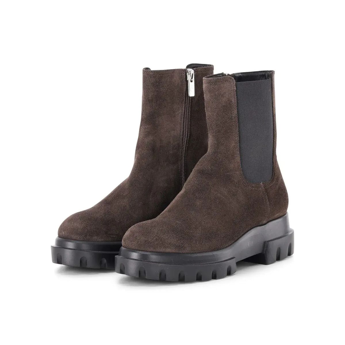 Chelsea Boot aus Wildleder mit Profilsohle