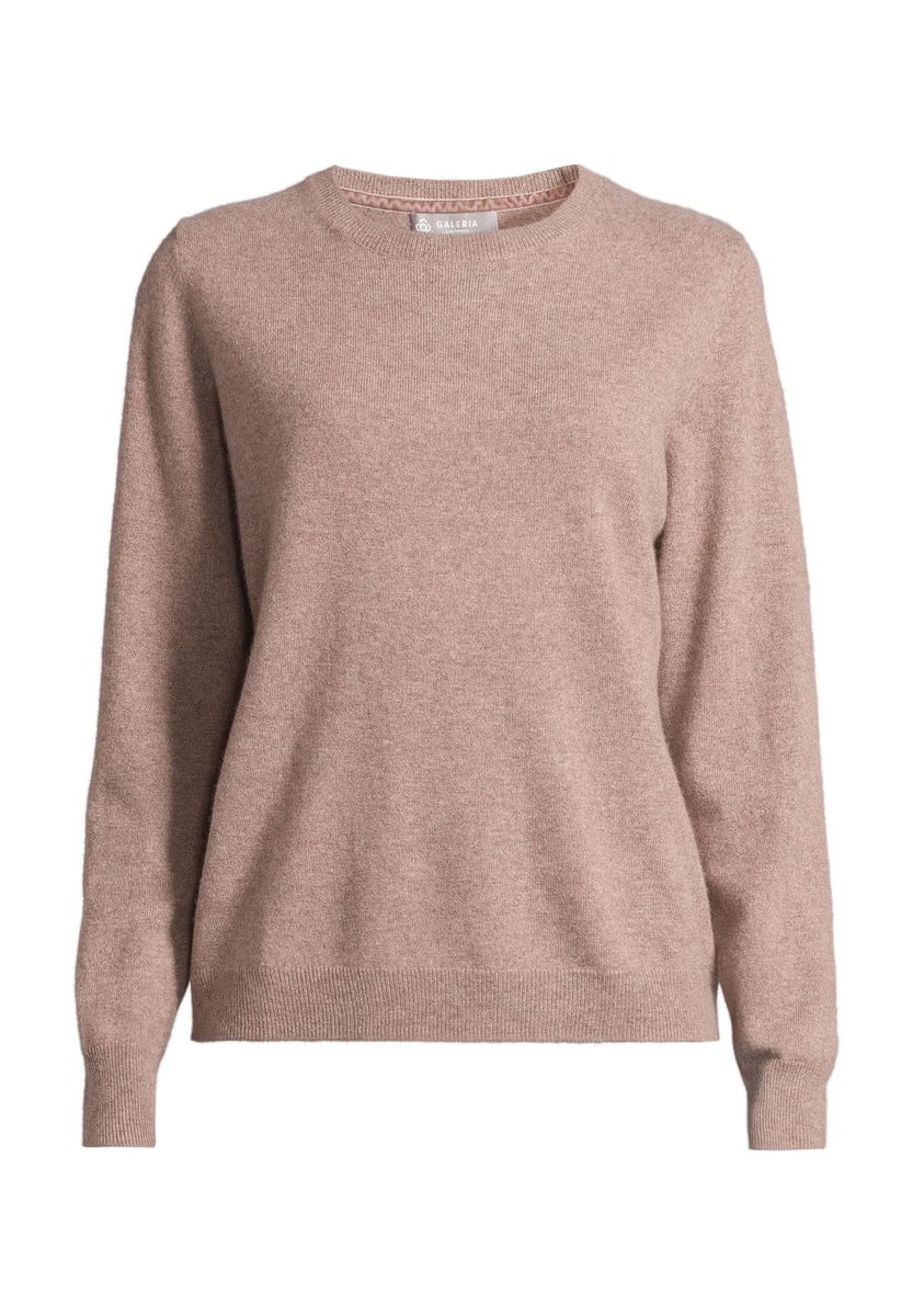 Klassischer Kaschmir Pullover mit Rundhalsausschnitt