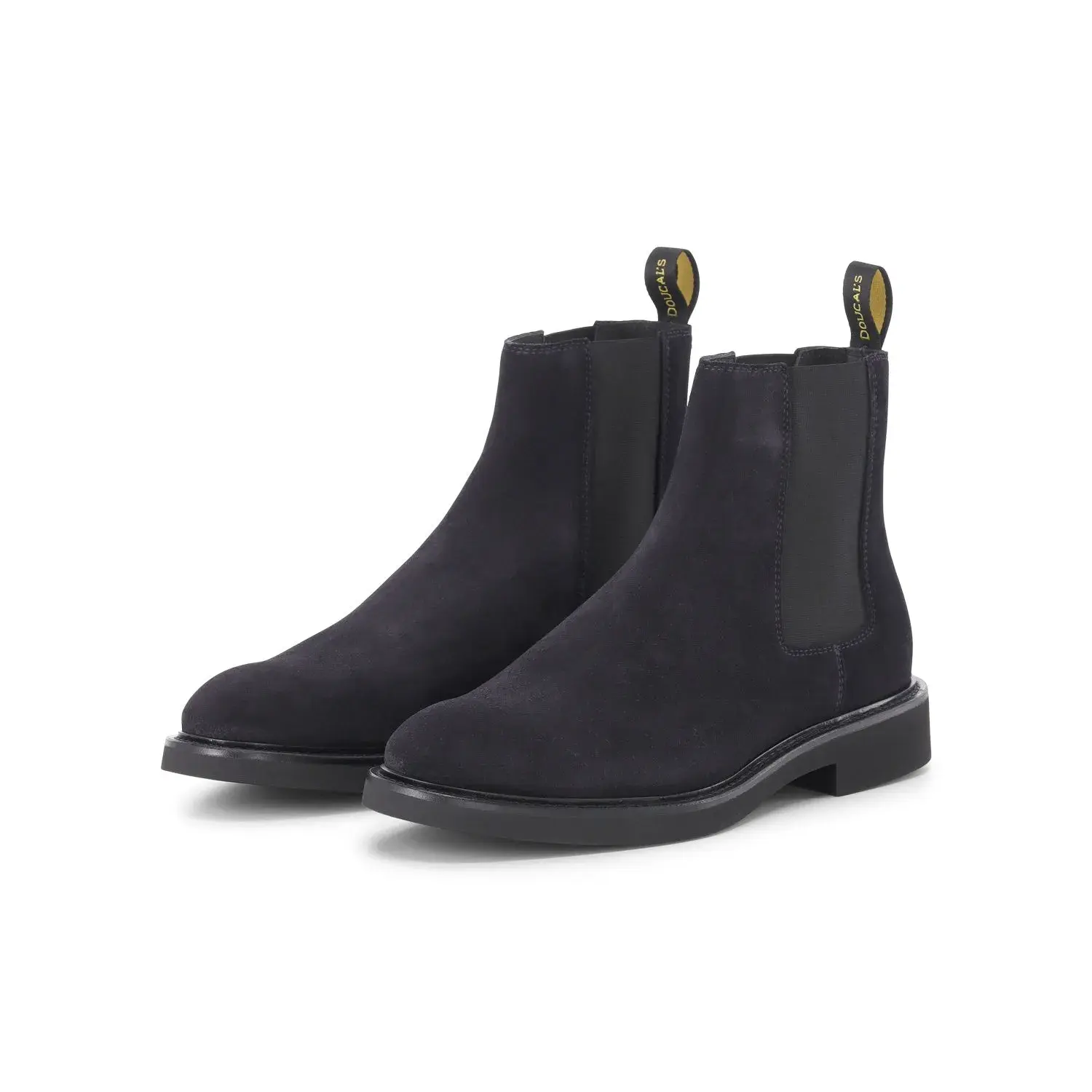 Chelsea-Stiefel aus Wildleder mit Gummieinsatz