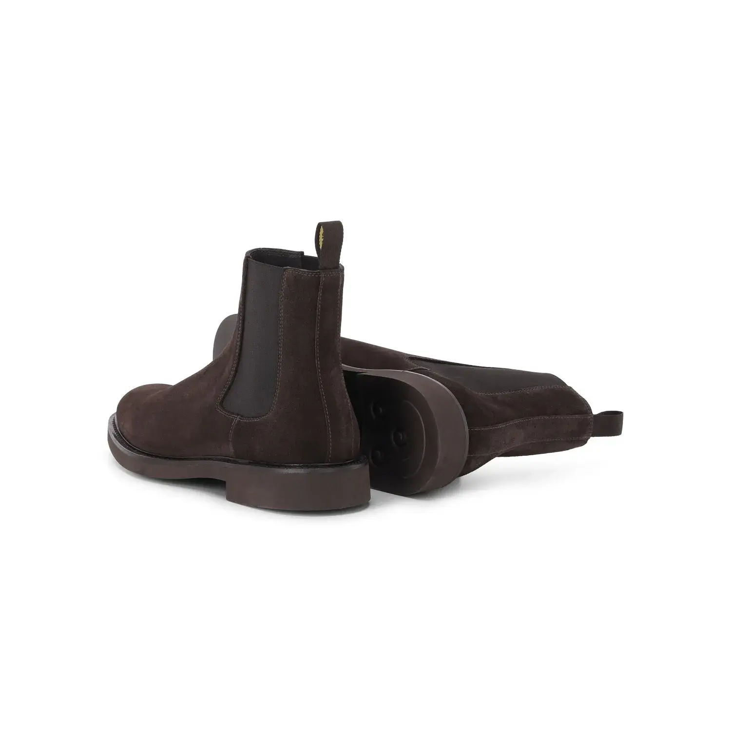 Chelsea-Stiefel aus Wildleder mit Gummieinsatz