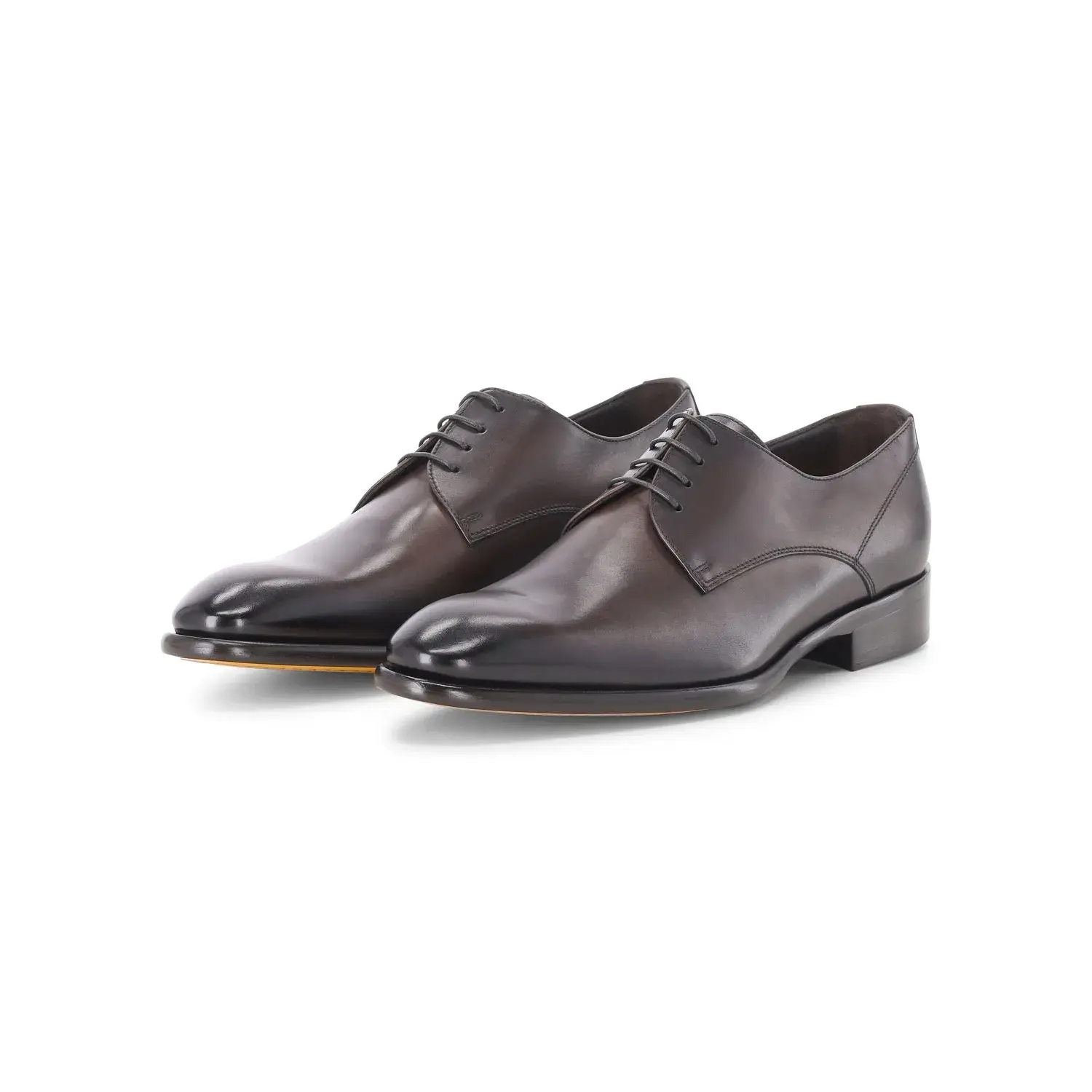 Klassische Derby-Schnürschuhe aus Leder
