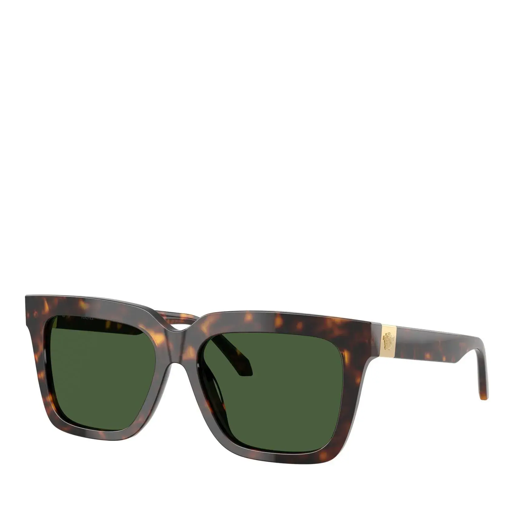 Quadratische Sonnenbrille mit Schildpattmuster