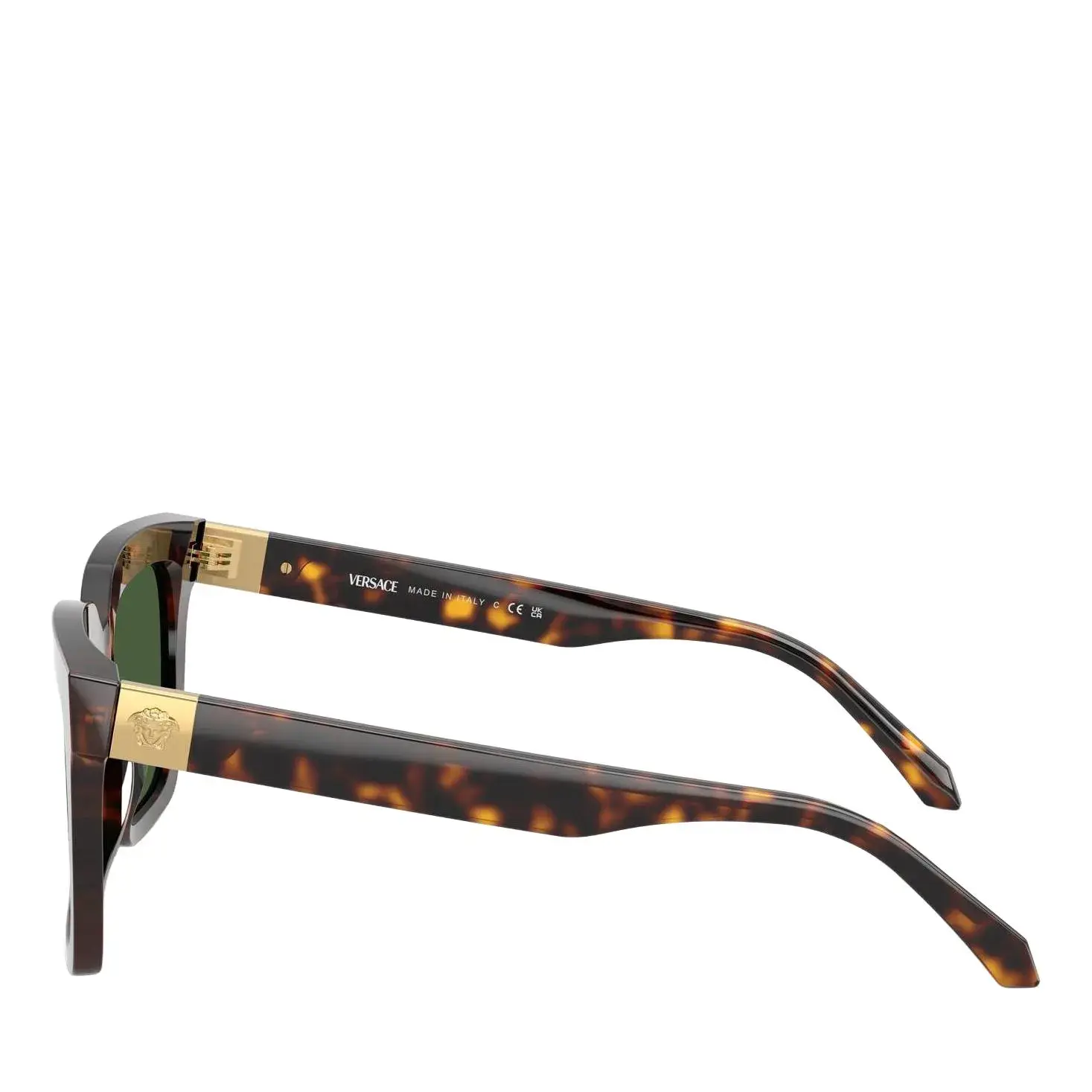 Quadratische Sonnenbrille mit Schildpattmuster