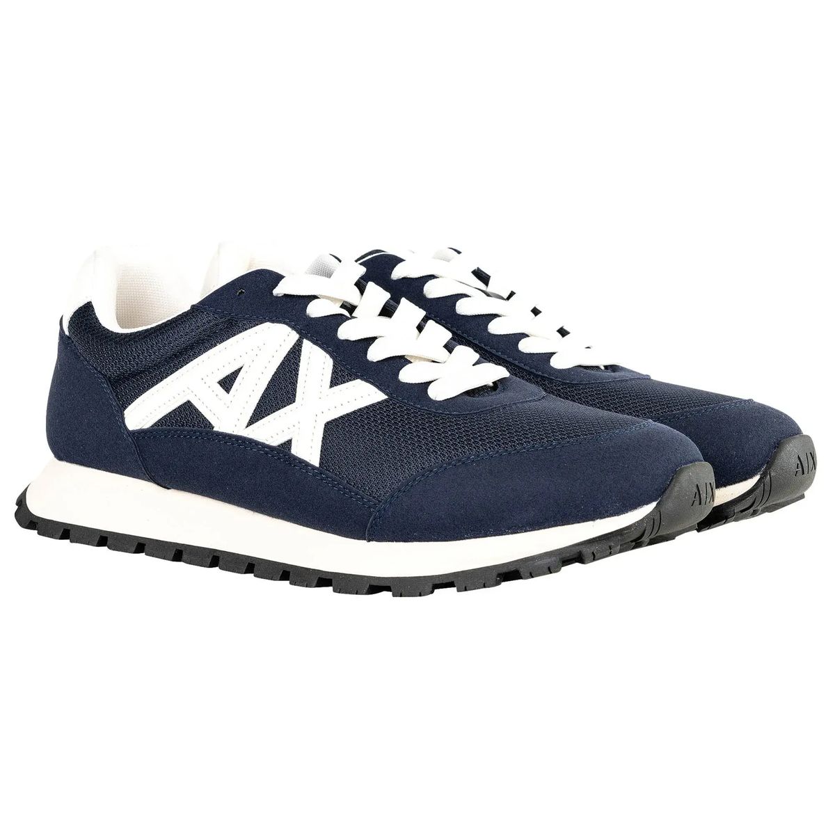 Marineblaue Retro-Sneakers