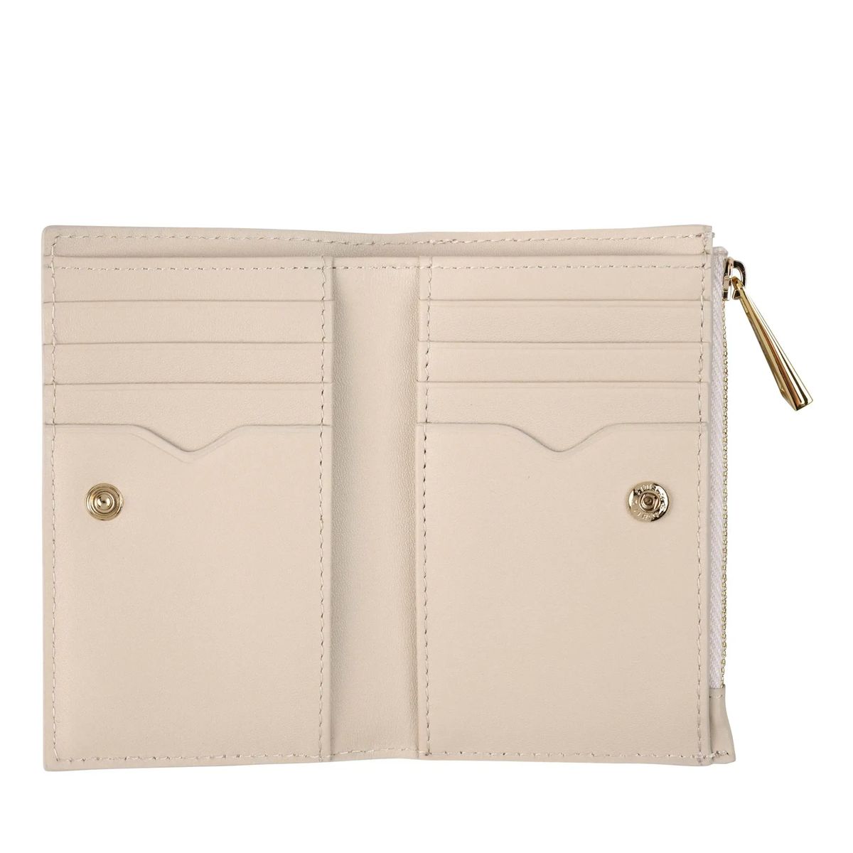 Mini Bifold Portemonnaie mit Reißverschlusstasche