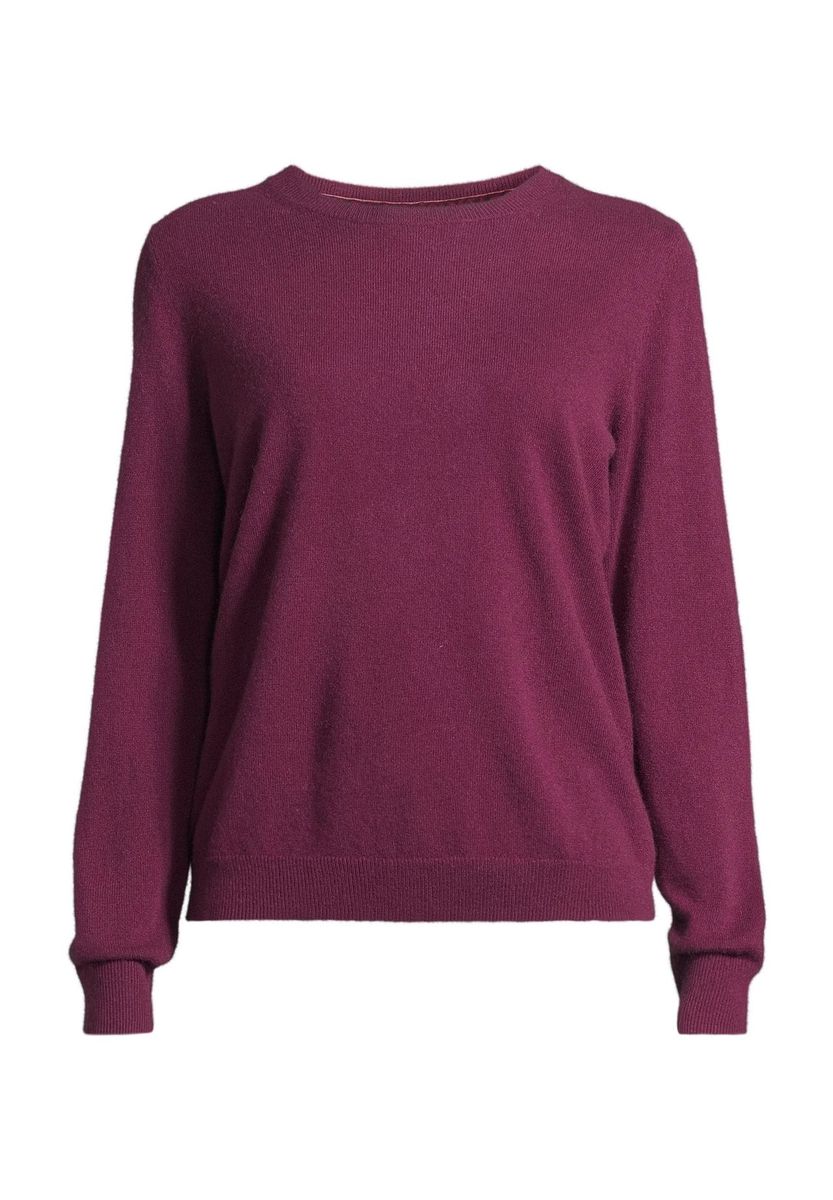 Eleganter Kaschmir Rundhals Pullover