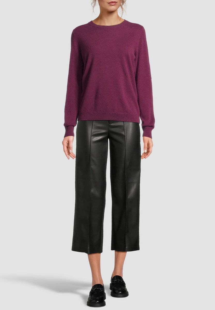 Eleganter Kaschmir Rundhals Pullover