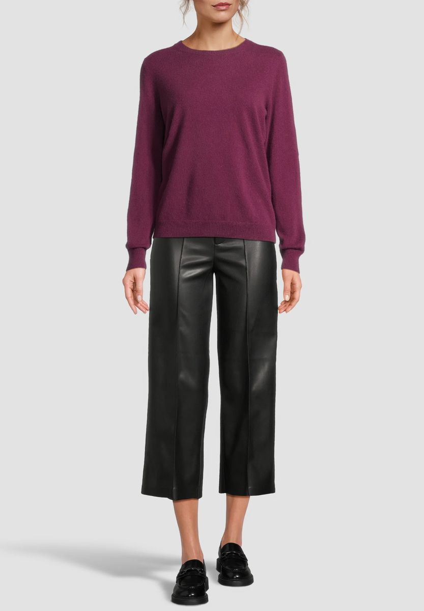 Eleganter Kaschmir Rundhals Pullover