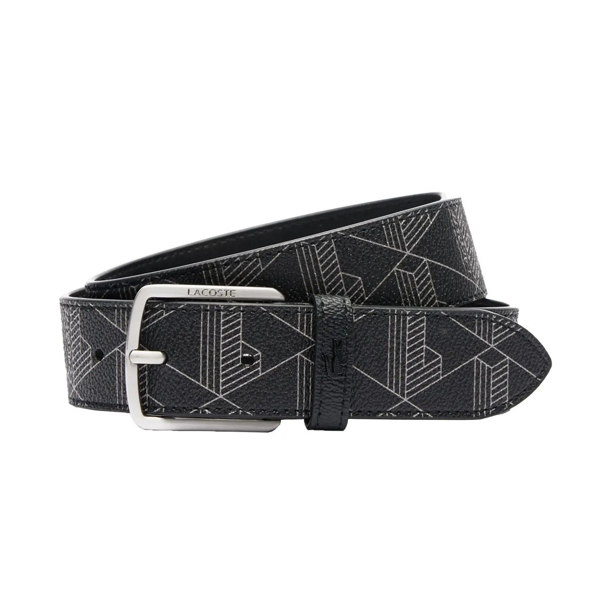 Lacoste Gürtel mit geometrischem Monogrammmuster