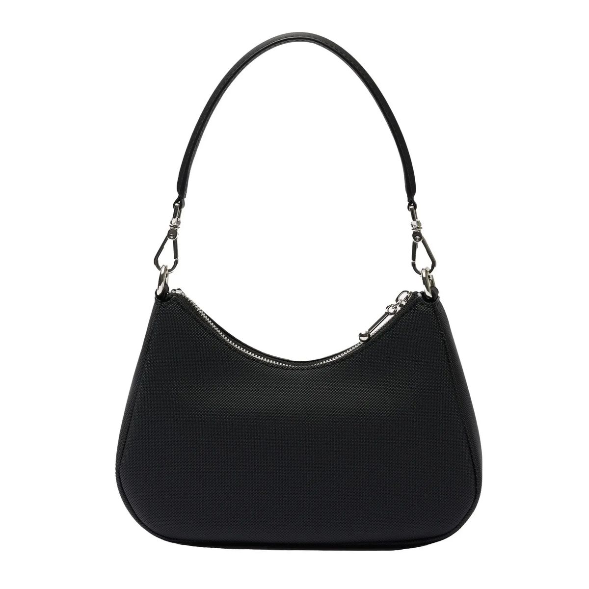 Strukturierte Piqué Hobo Schultertasche