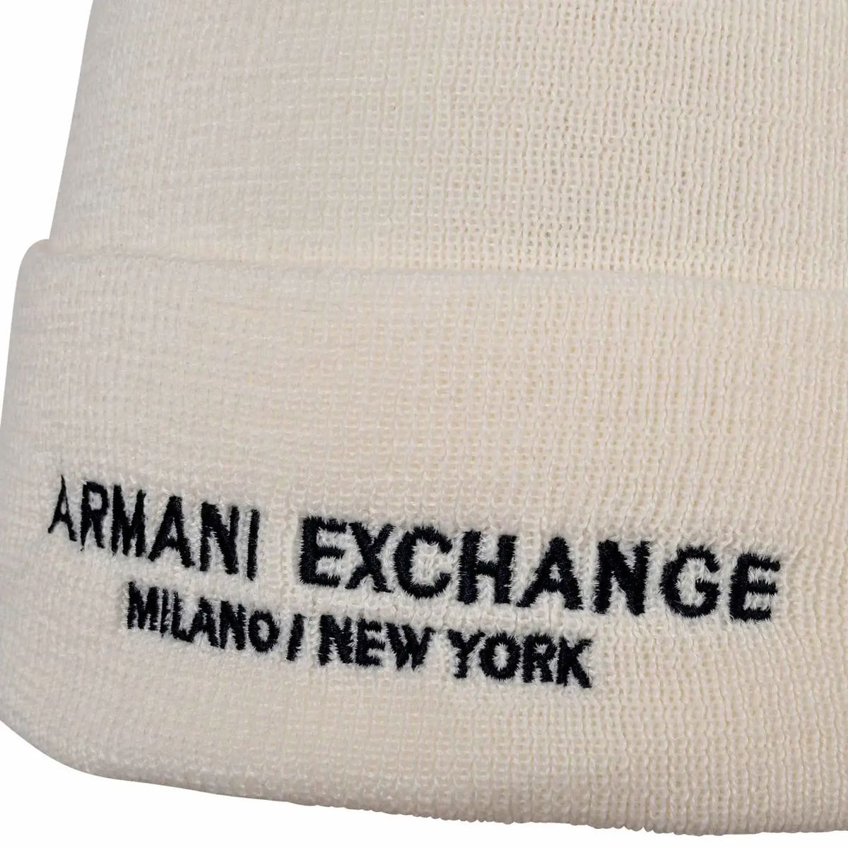Gestrickte Beanie mit Logo-Detail