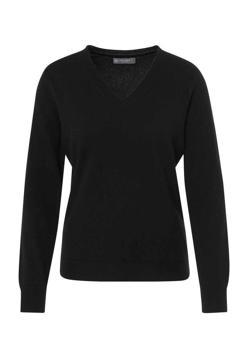 Eleganter Kaschmir V-Ausschnitt Pullover