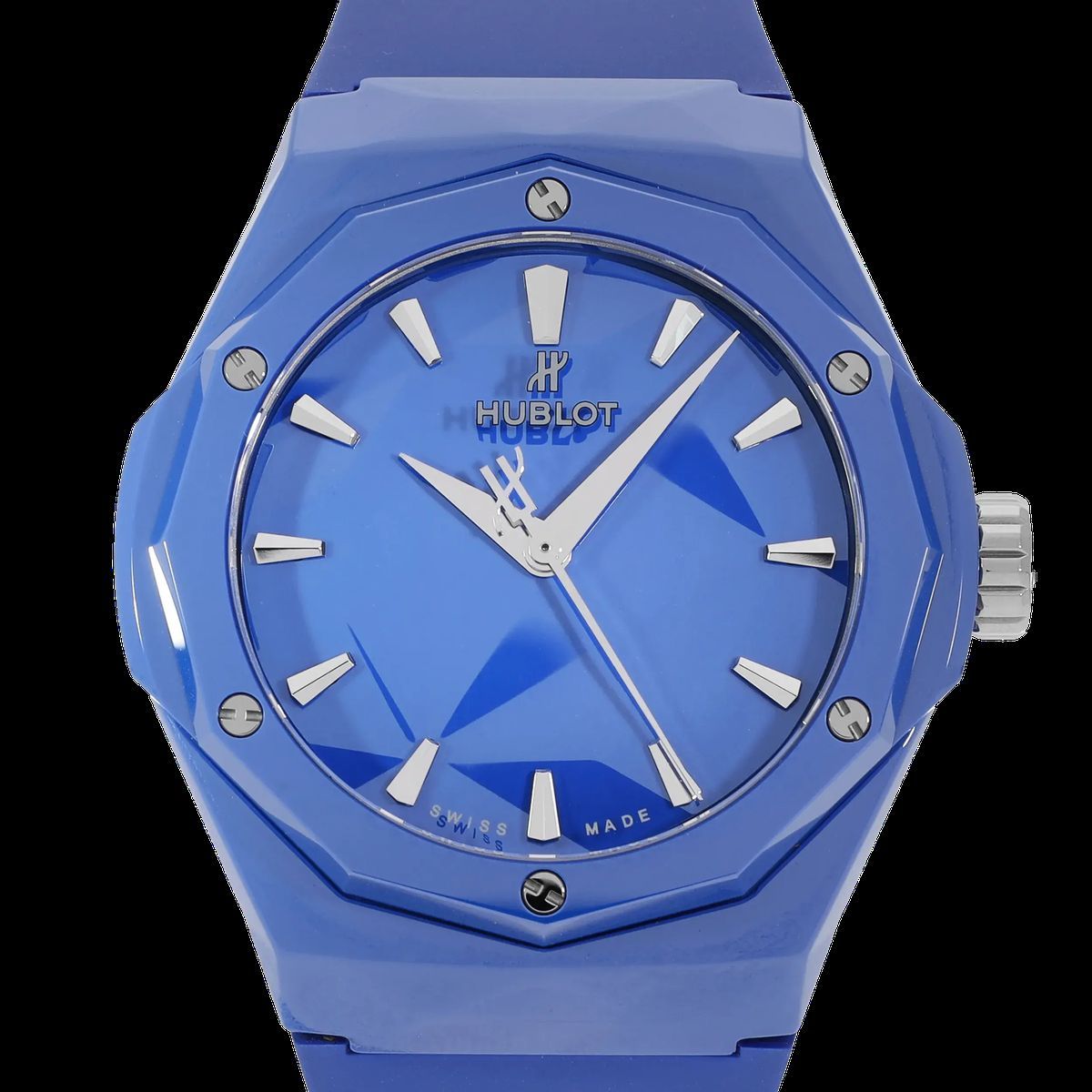 Classic Fusion Blaue Automatikuhr