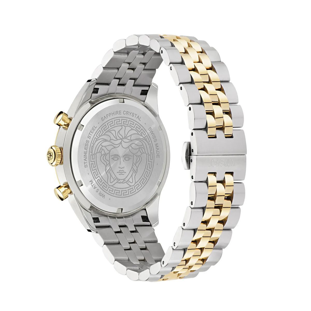Versace Chrono Master Uhr mit grünem Zifferblatt