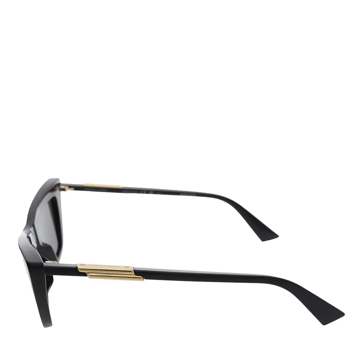Cat-Eye Sonnenbrille mit goldenem Detail