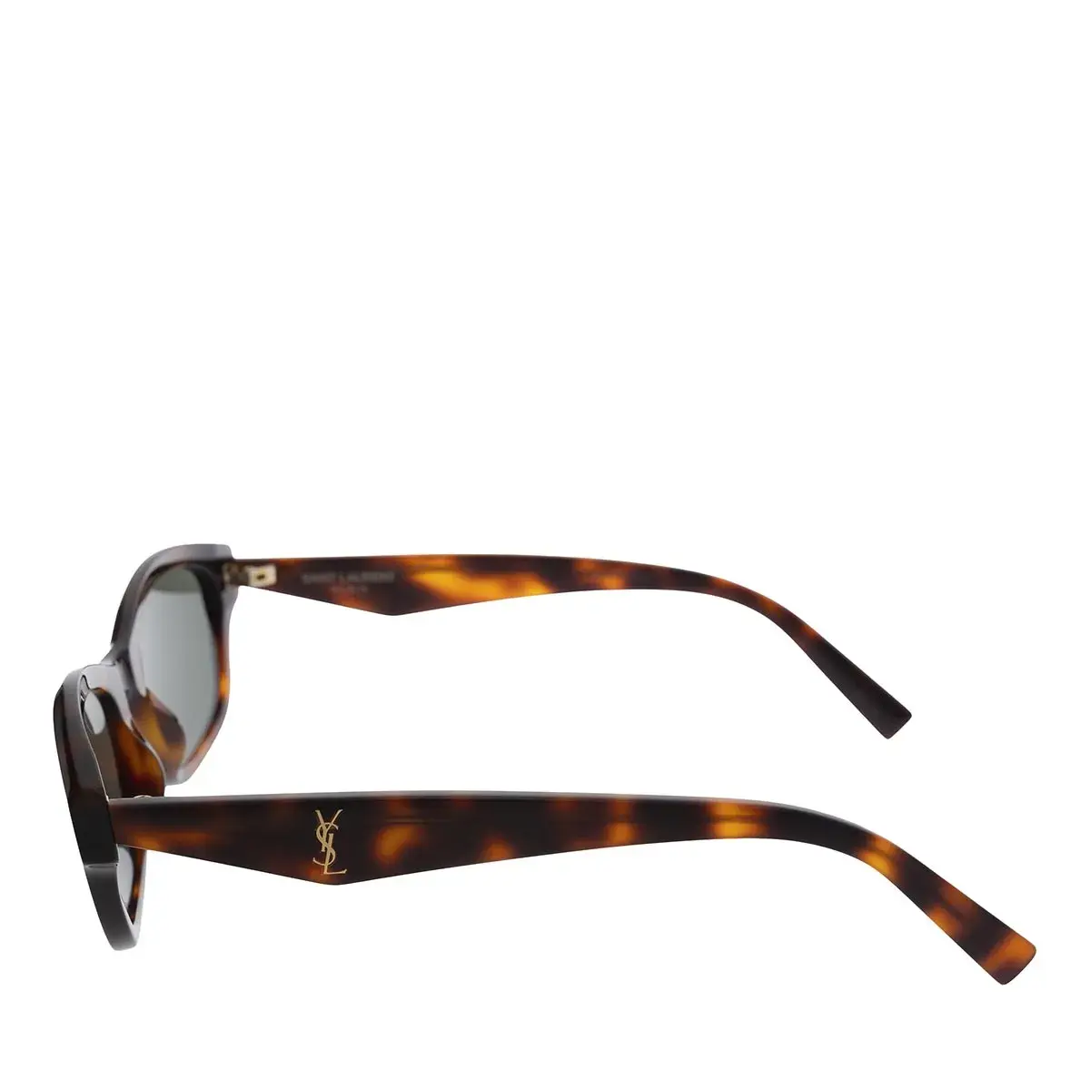 Schildpatt-Sonnenbrille mit Logo-Detail