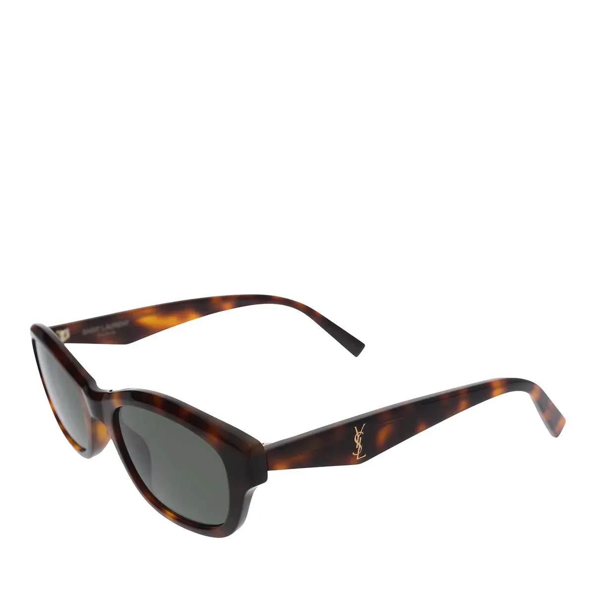 Schildpatt-Sonnenbrille mit Logo-Detail