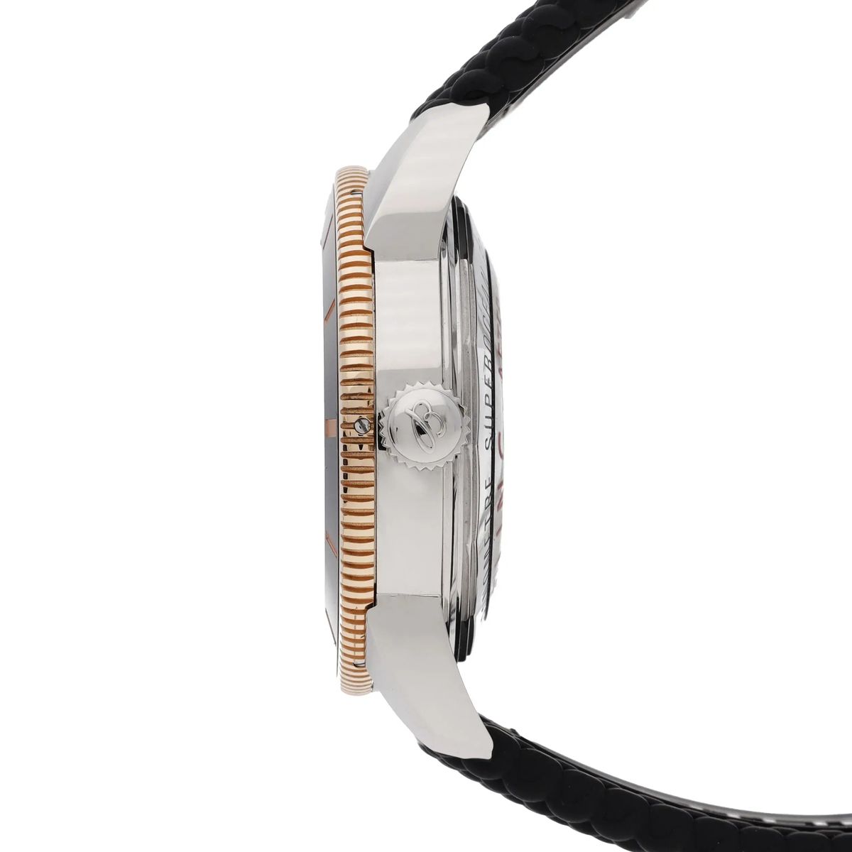 Schwarze Superocean Heritage Automatikuhr