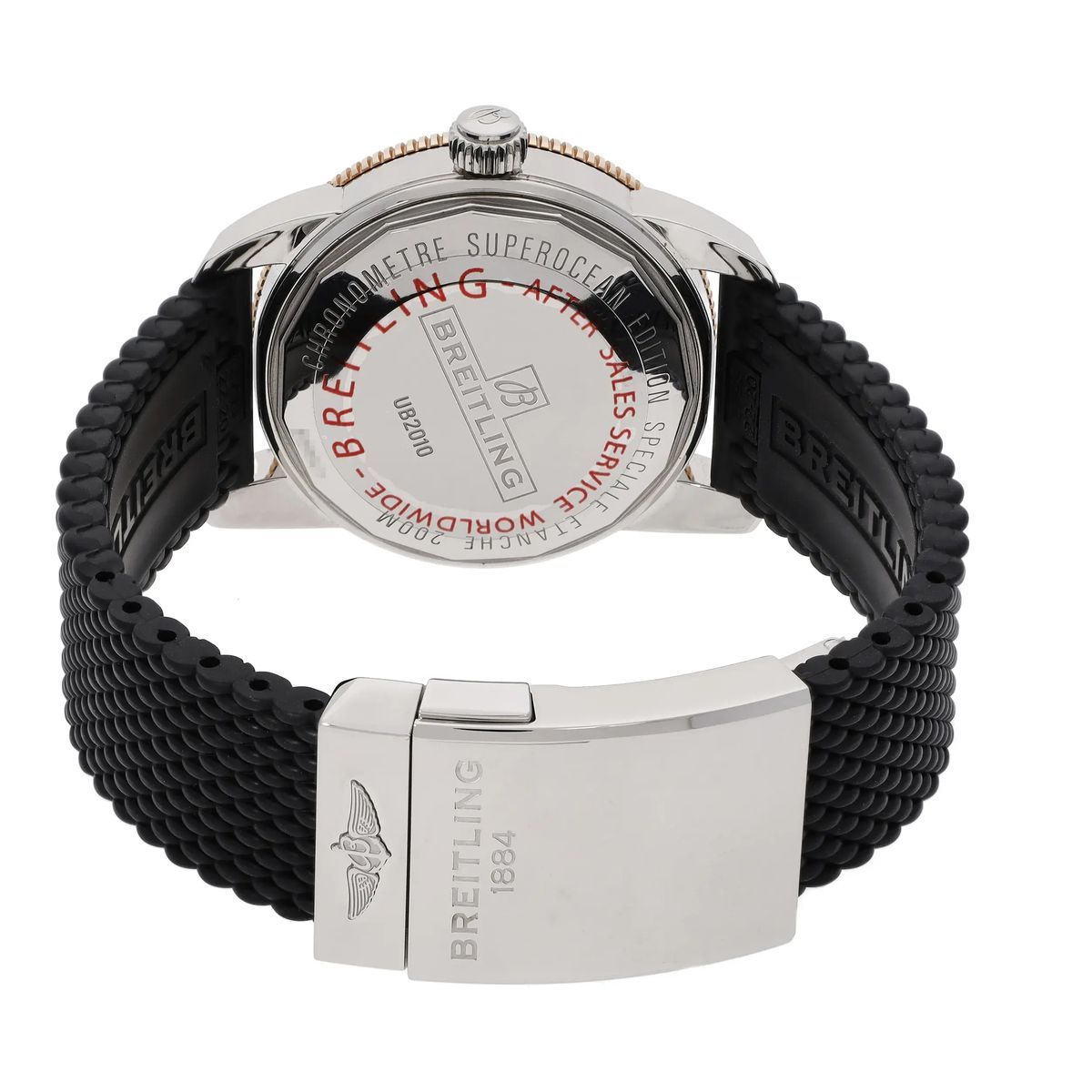 Schwarze Superocean Heritage Automatikuhr