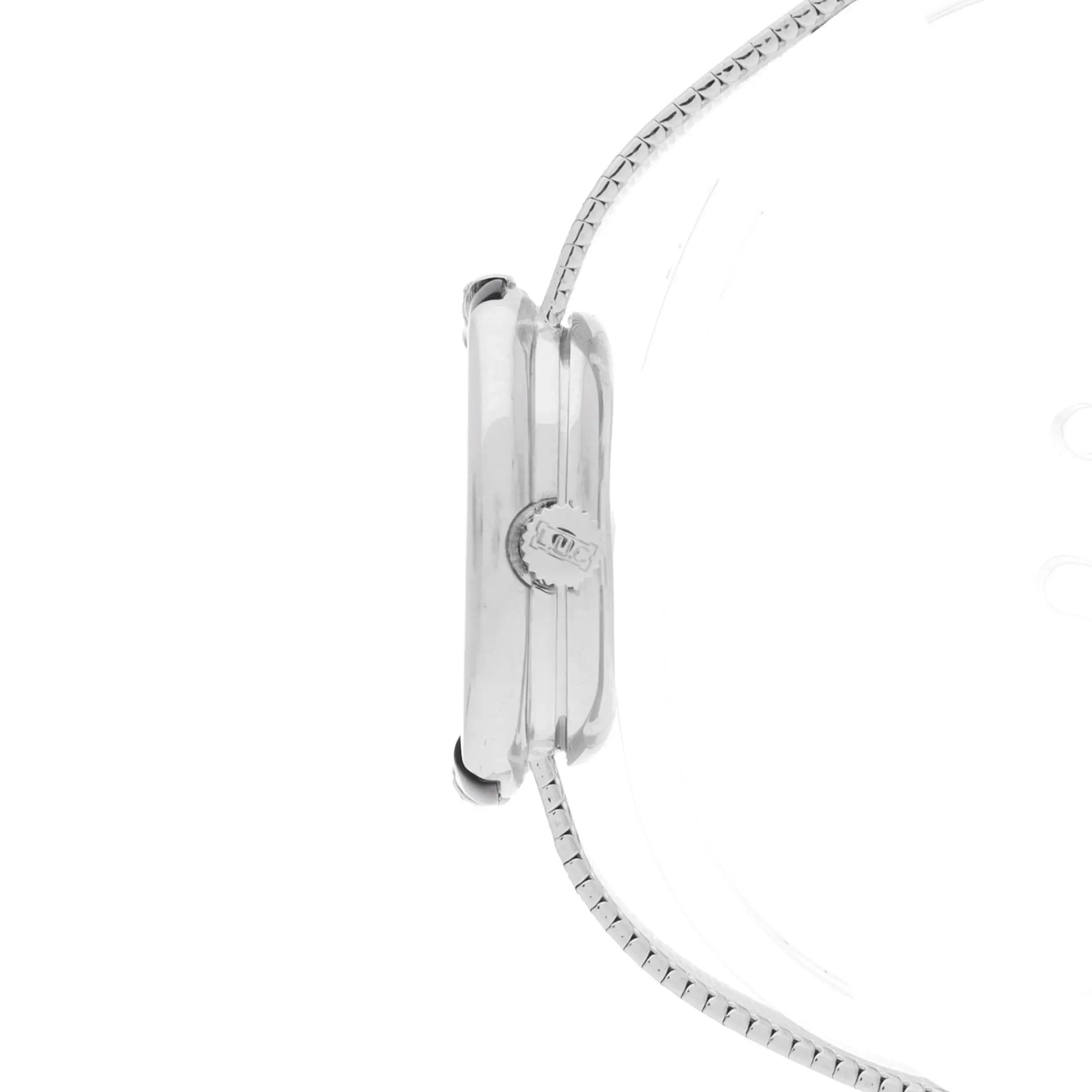 Elegante Damenuhr mit Onyx-Einlage