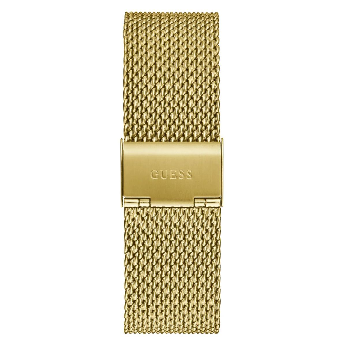 Goldfarbene Mesh Strap Unisex Uhr