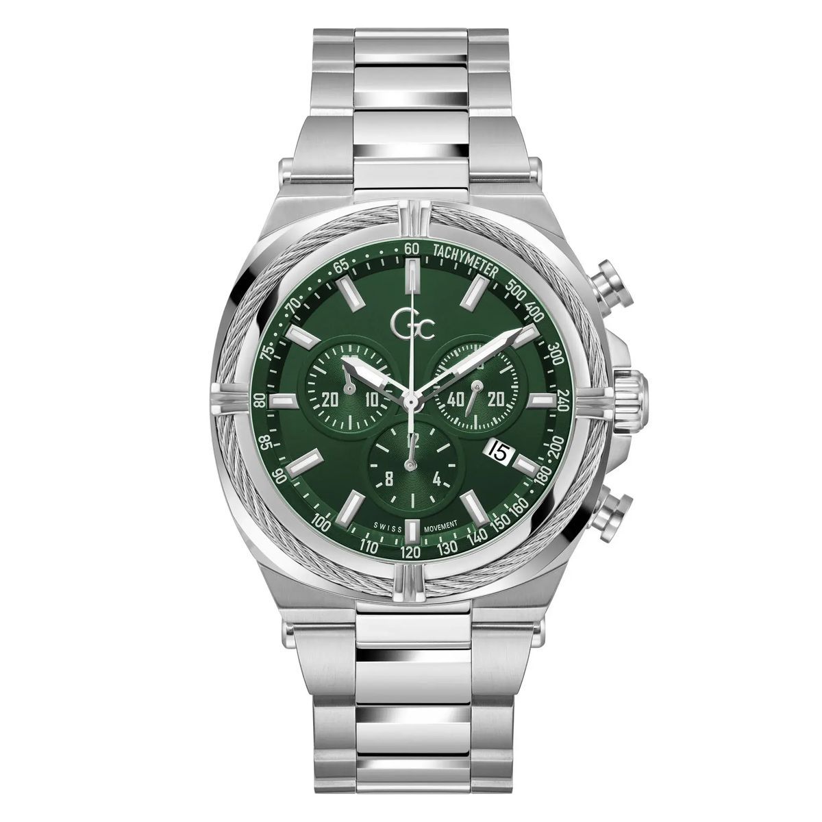 Chronograph Uhr mit Edelstahlband
