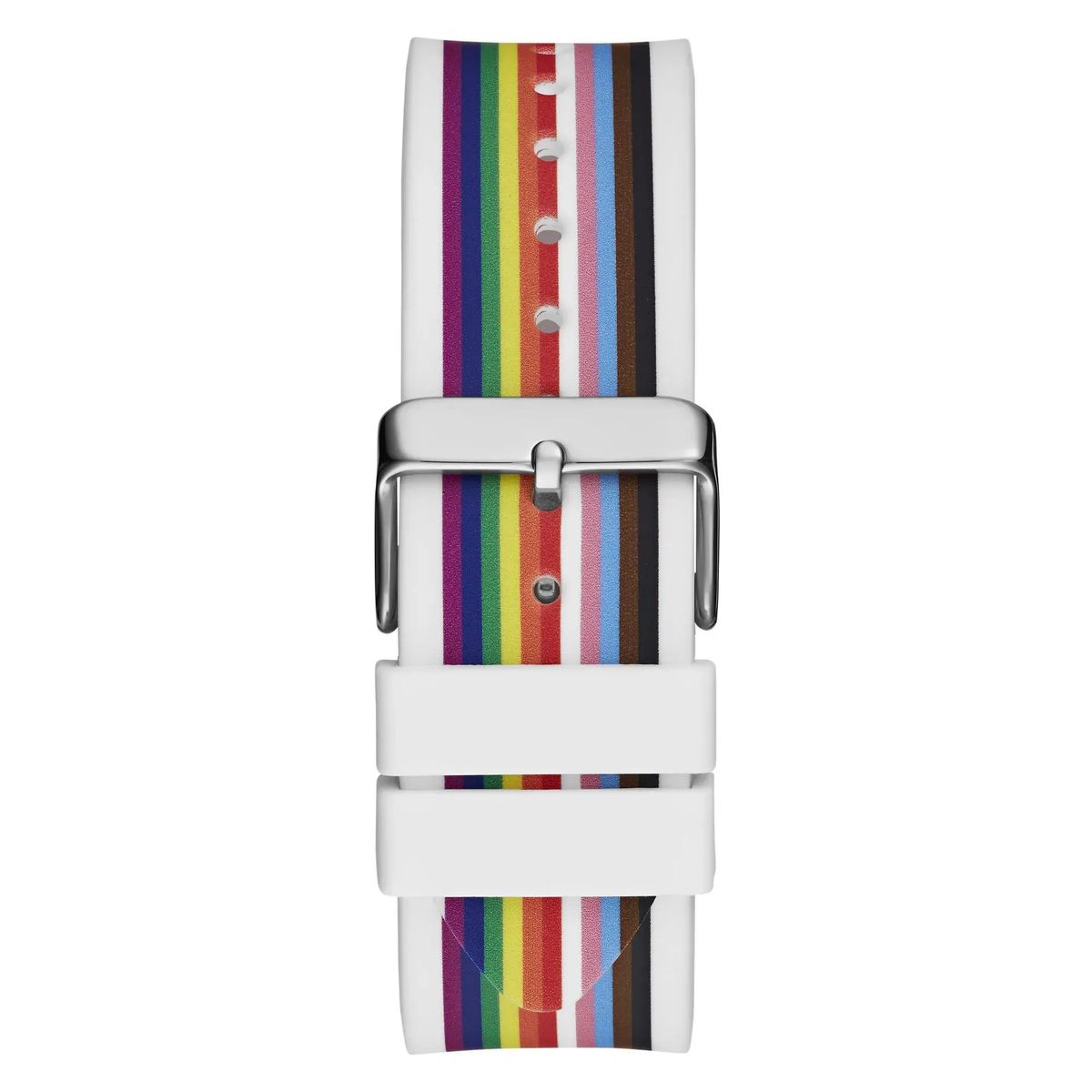 Unisex Weiße Regenbogen Chronograph Uhr