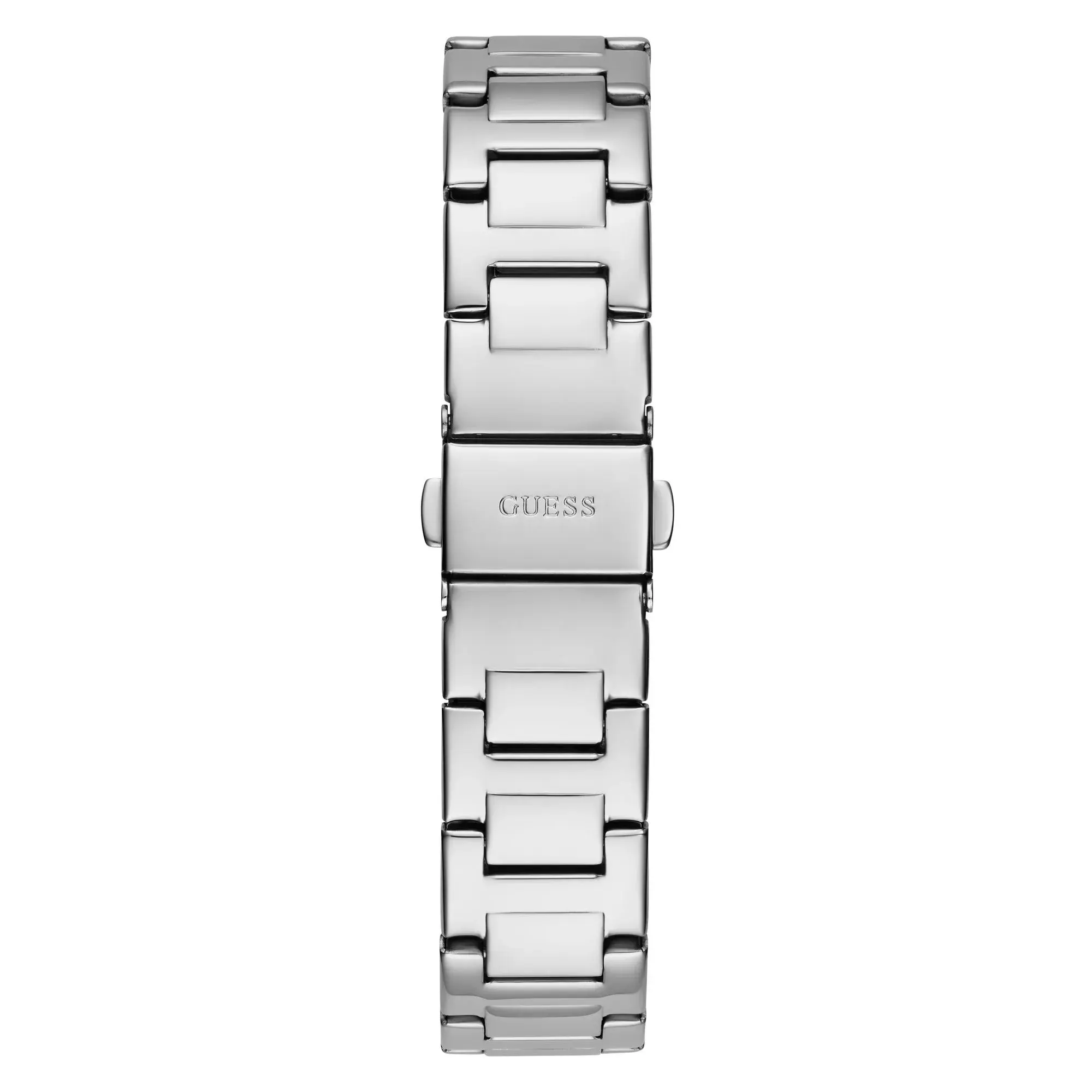 Moderne silberfarbene Analog-Uhr Unisex