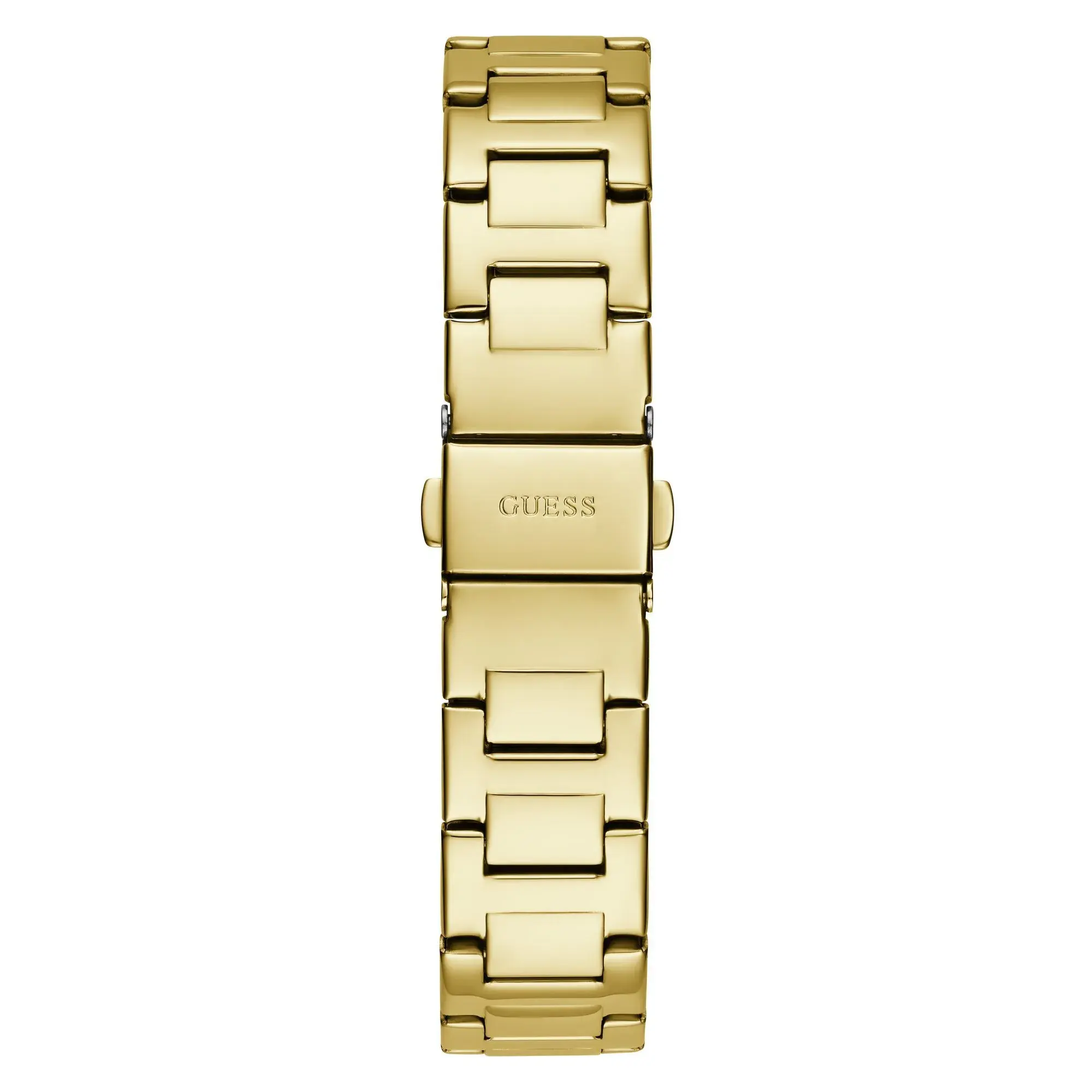 Minimalistische goldfarbene Analog-Uhr
