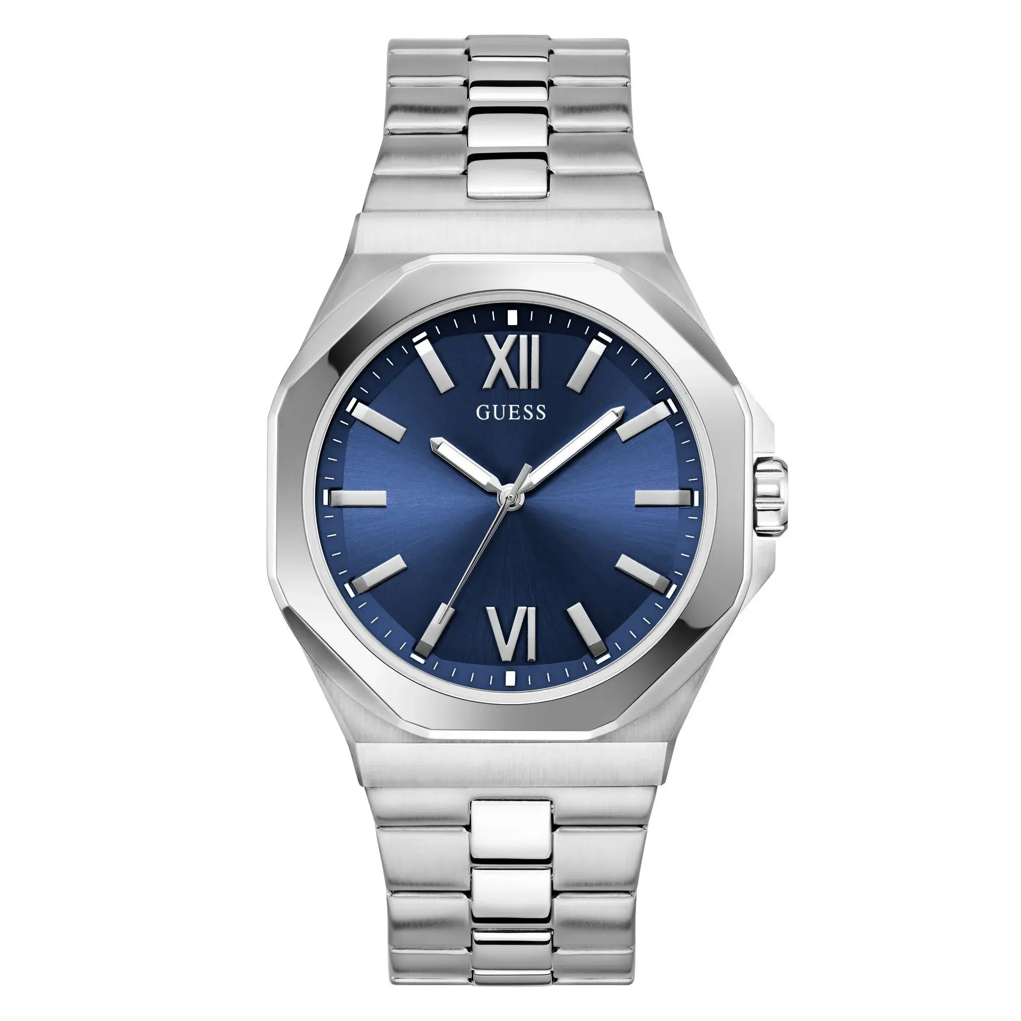 Silberne Emperor Unisex Analoguhr