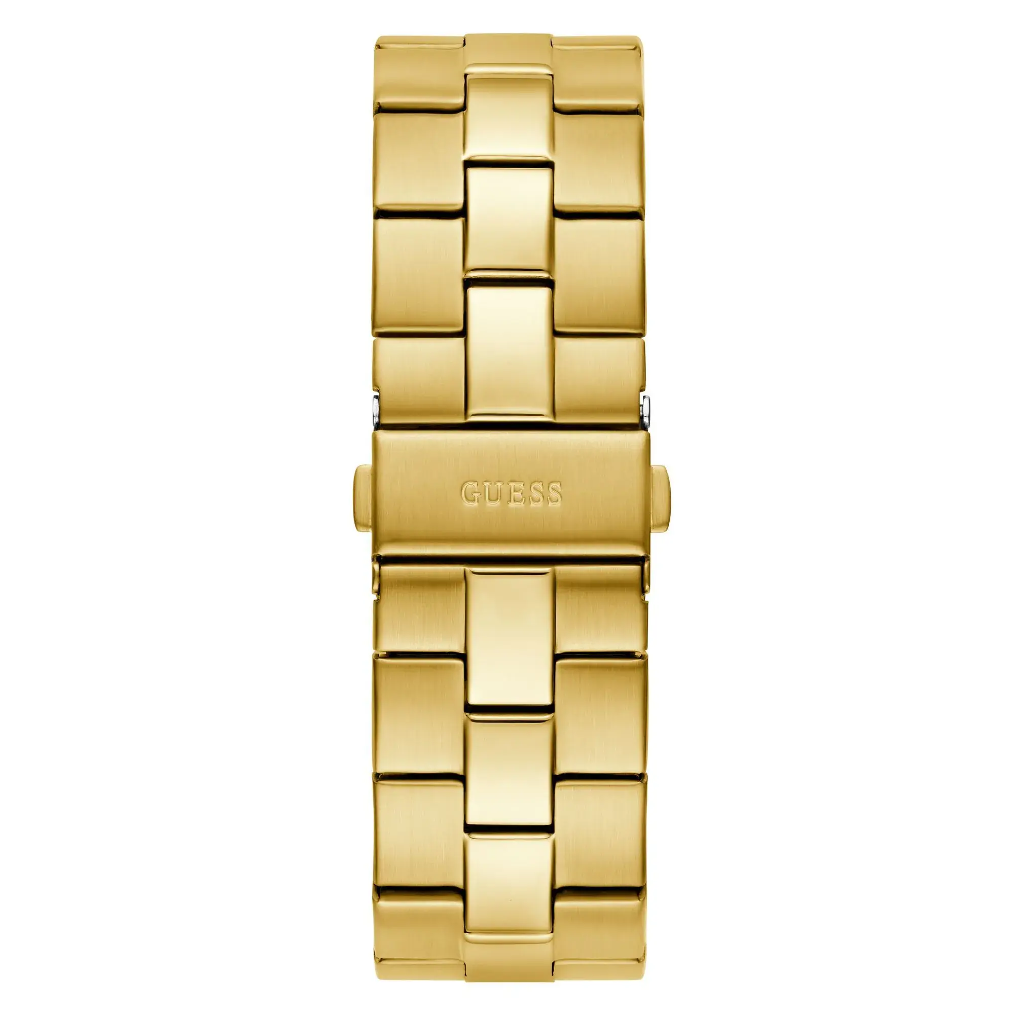 Unisex Goldfarbene Edelstahl Uhr