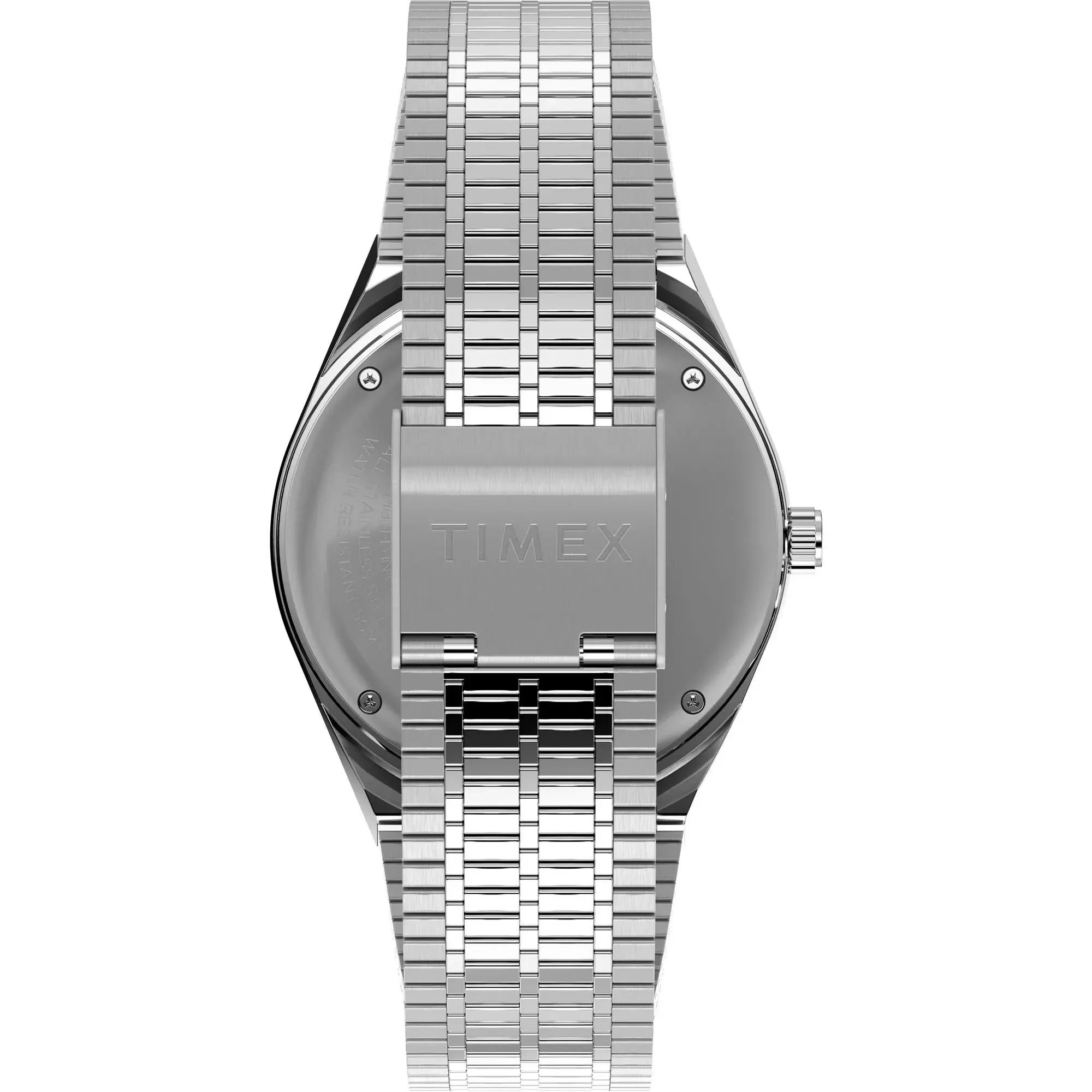 Silberne Edelstahl Quarz Uhr