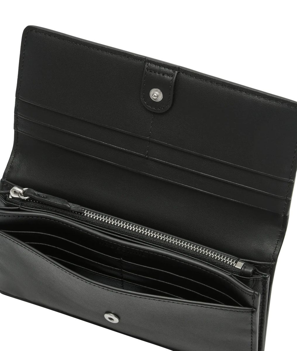 Elegantes Kontinentales Leder Portemonnaie