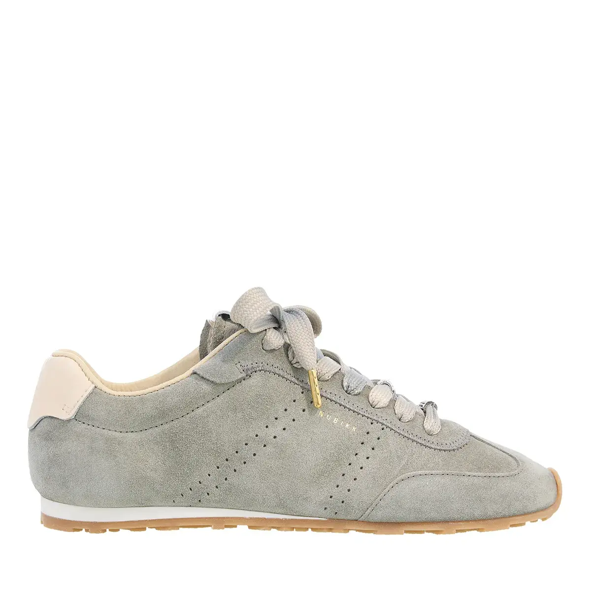 Wildleder-Turnschuhe mit niedrigem Profil