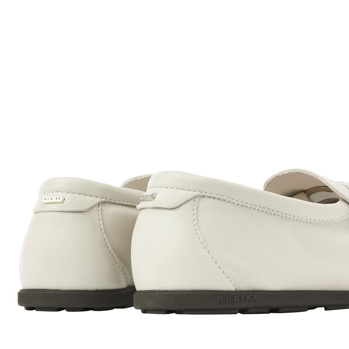 Damen Leder Mokassin Loafer