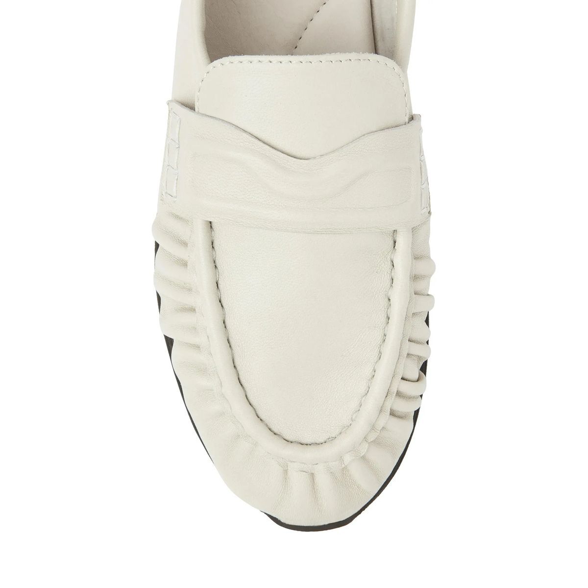 Damen Leder Mokassin Loafer