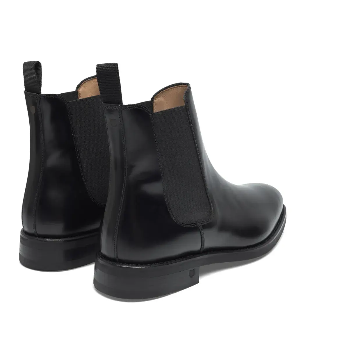 Klassische Chelsea Lederstiefel für Damen