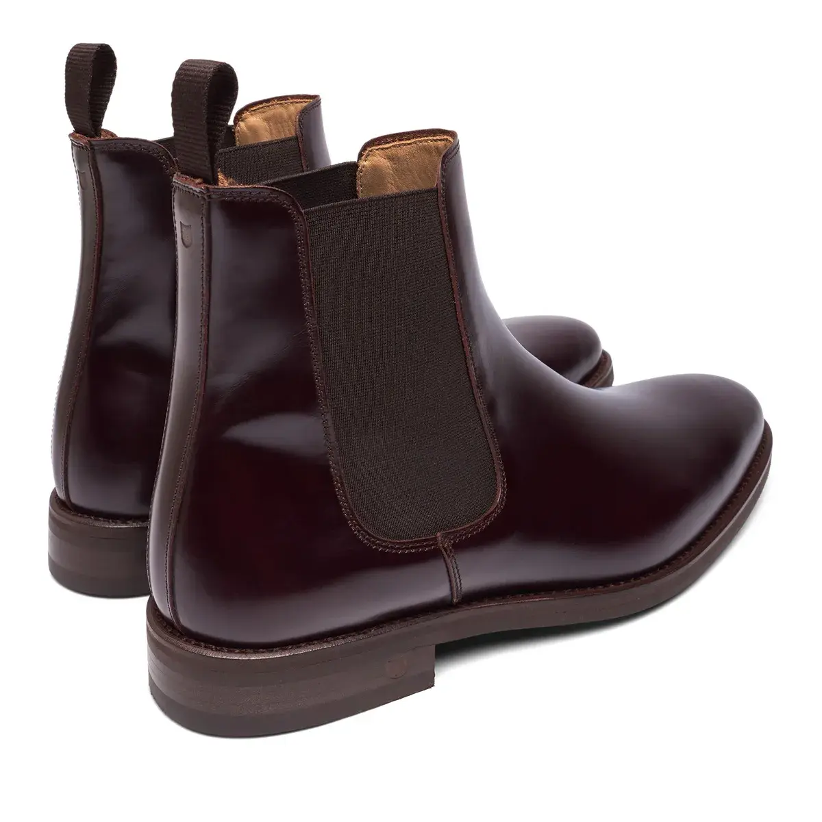 Klassische Chelsea-Stiefeletten aus Leder