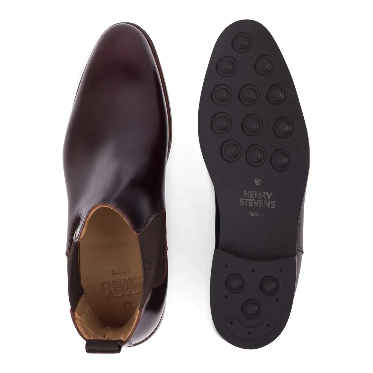 Klassische Chelsea-Stiefeletten aus Leder
