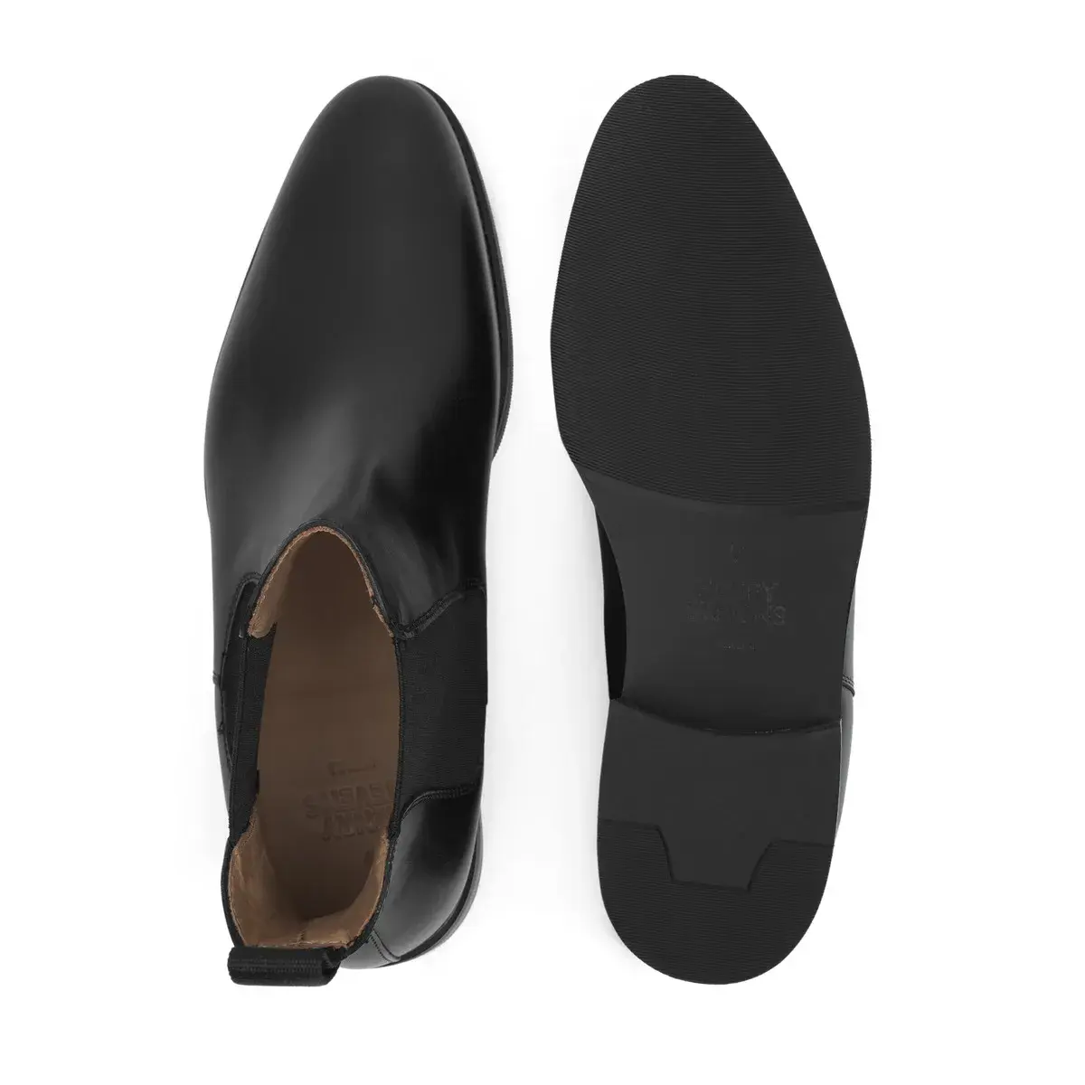 Klassische Chelsea-Stiefeletten aus Leder