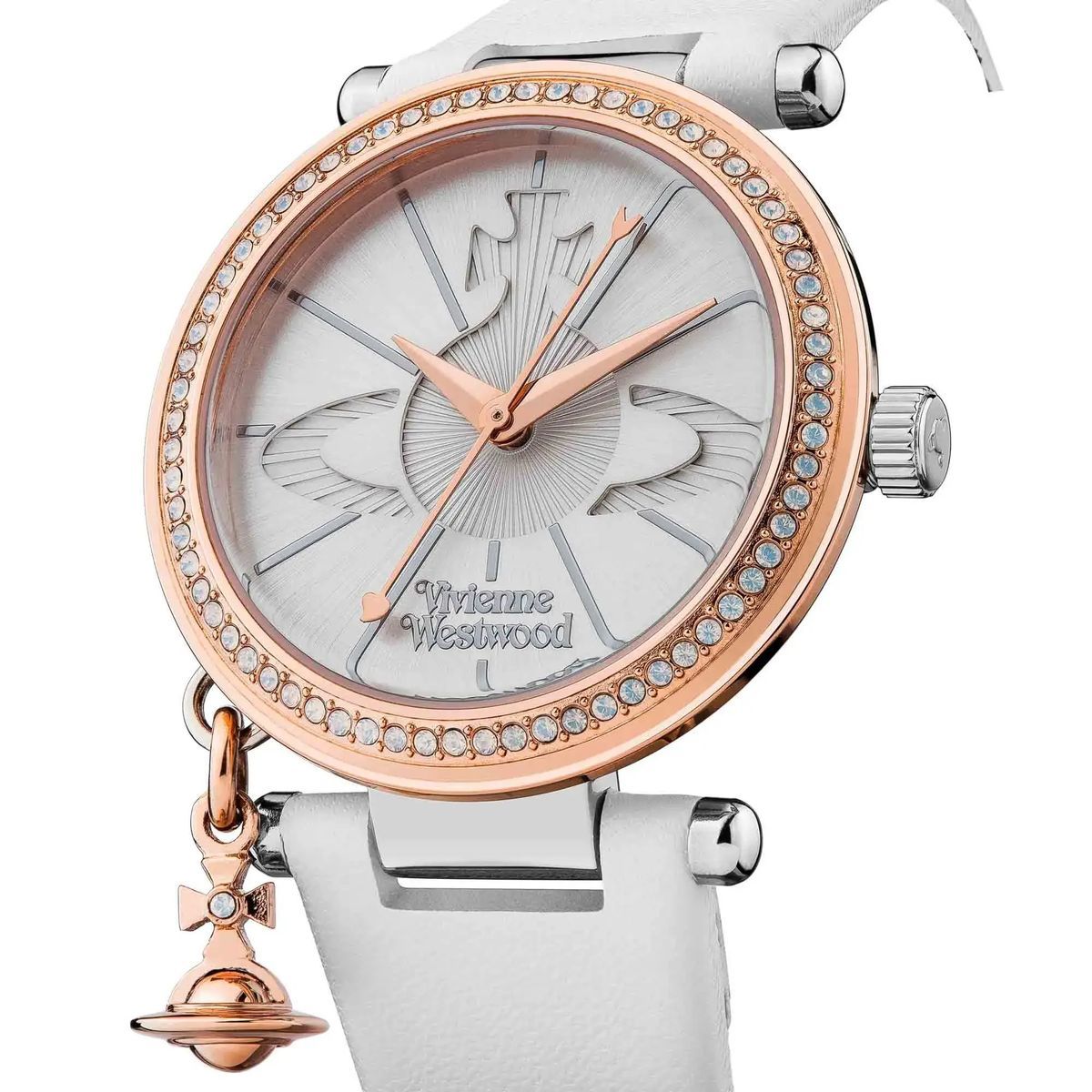 Elegante Orb Kristall Akzent Uhr