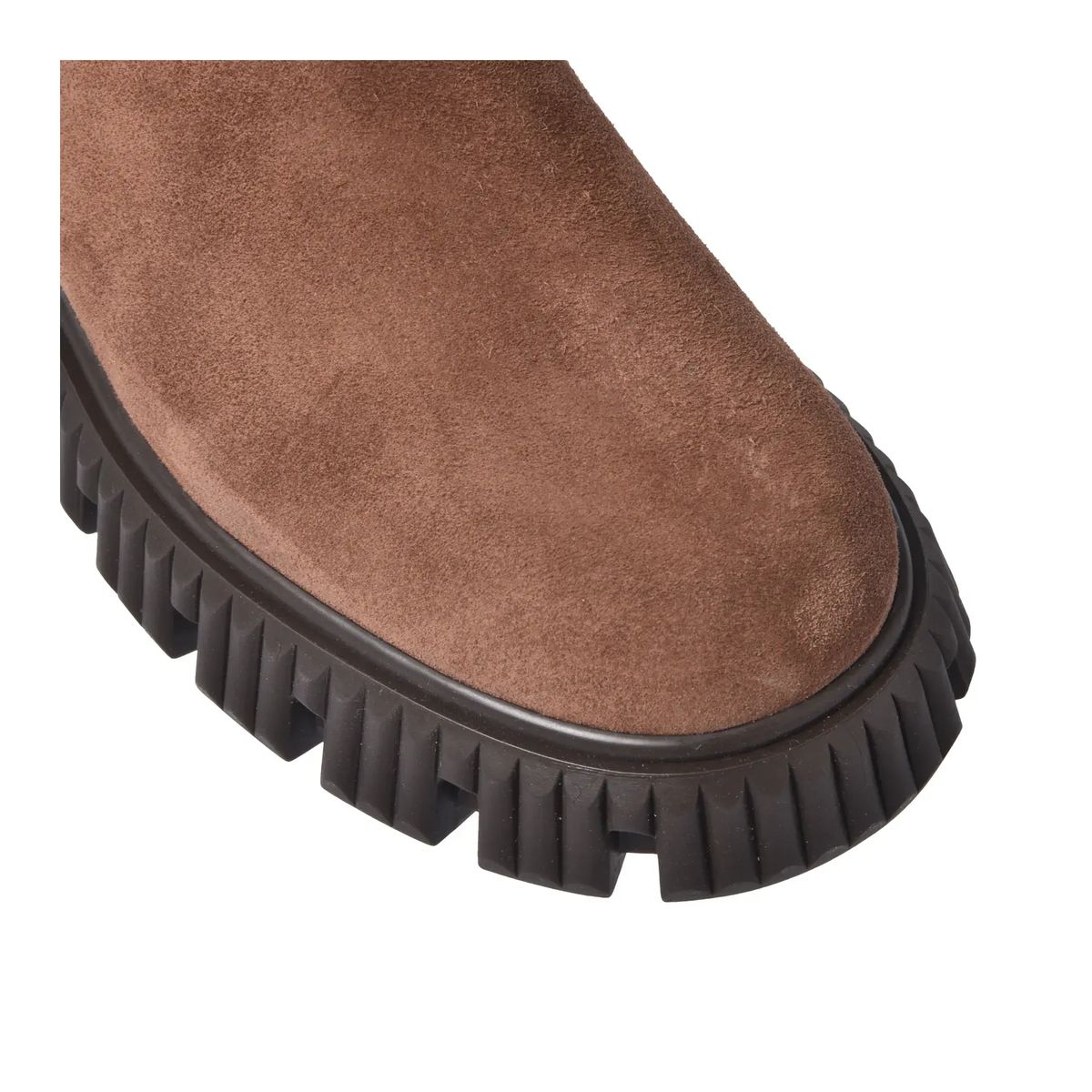 Stiefeletten aus Wildleder mit Logo-Detail