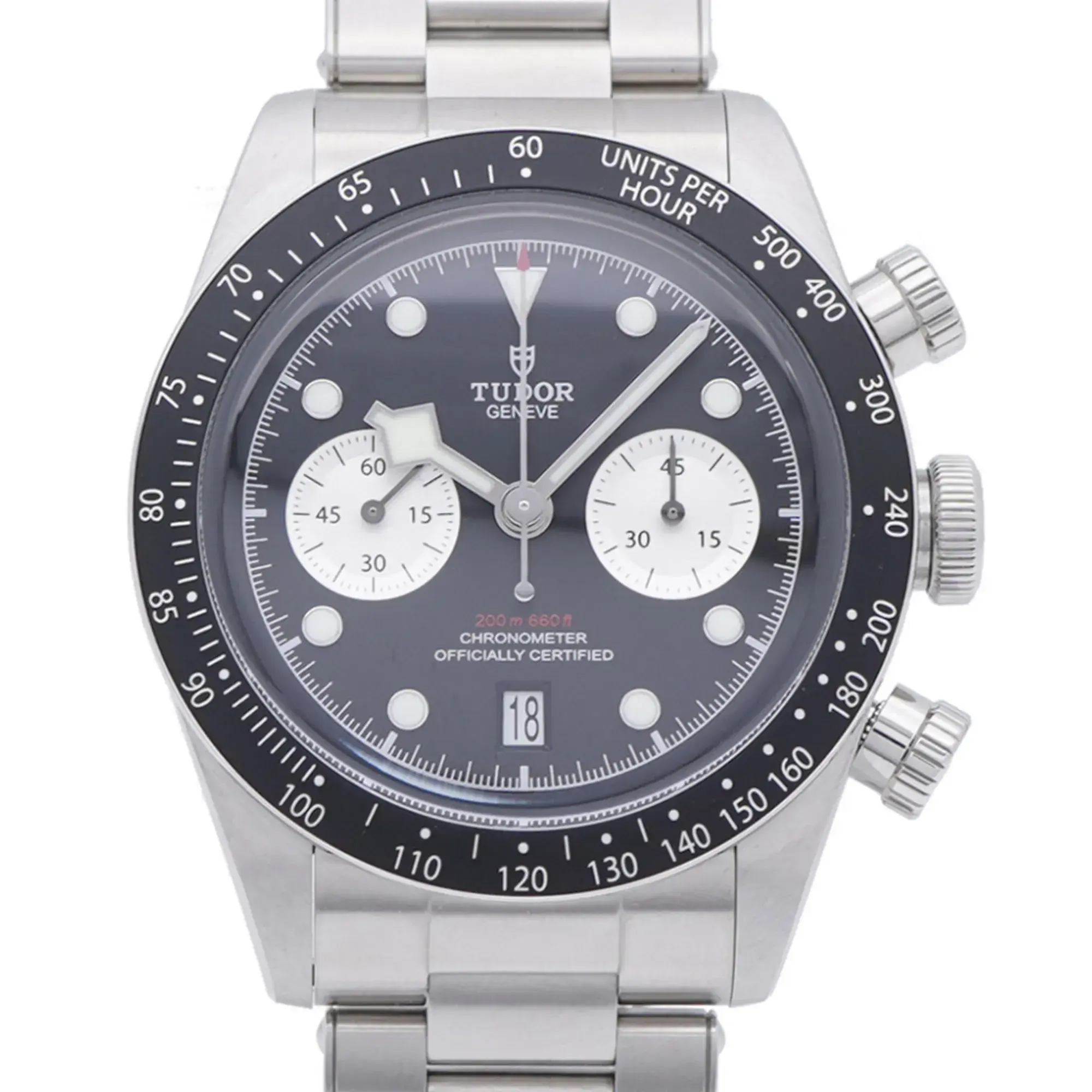 Black Bay Chronograph Edelstahl Uhr