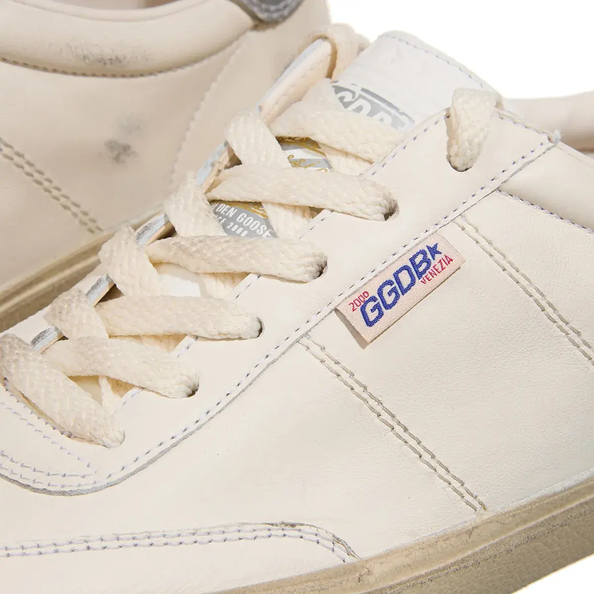 Off-White Leder-Low-Top-Sneaker