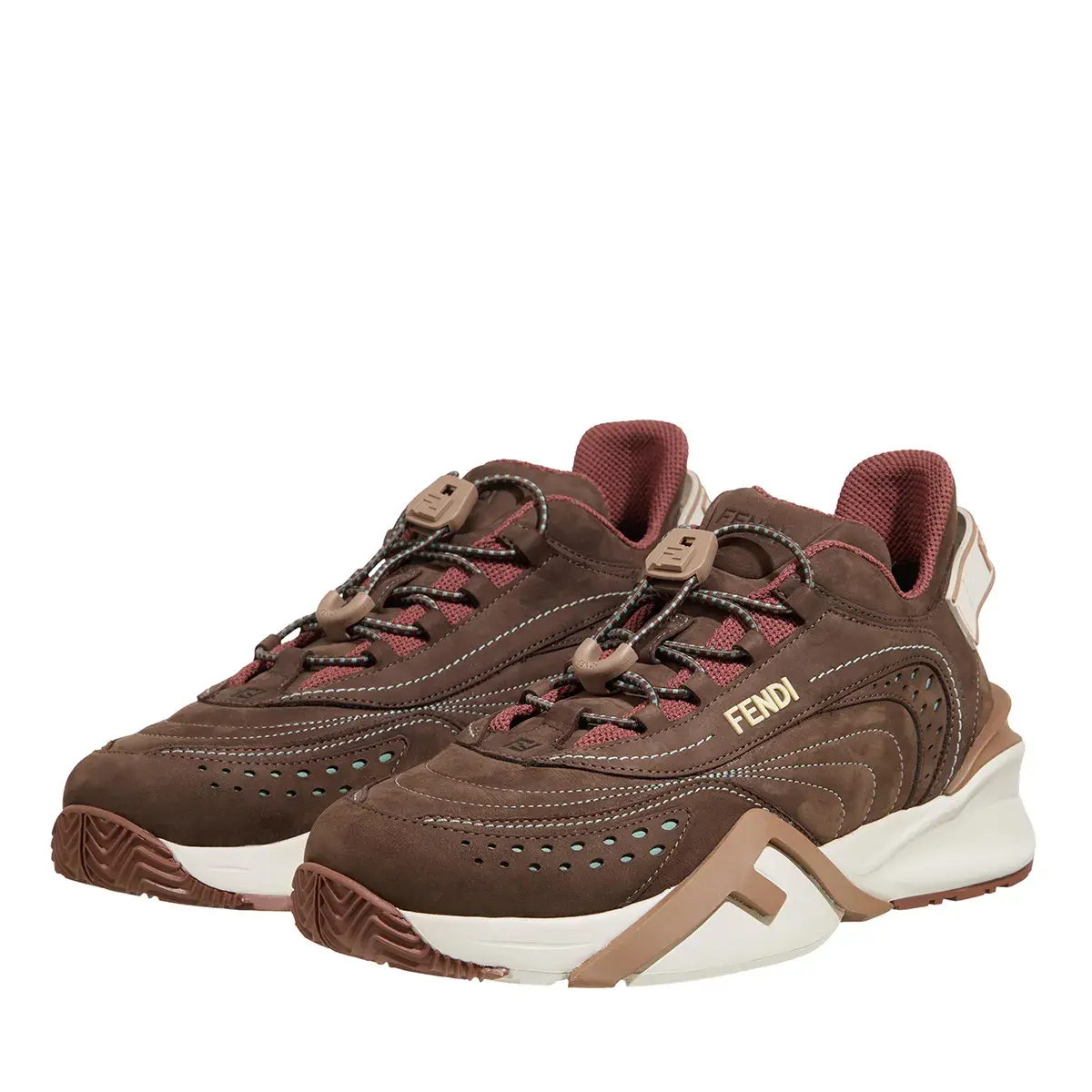 Braune Wildleder-Sneakers