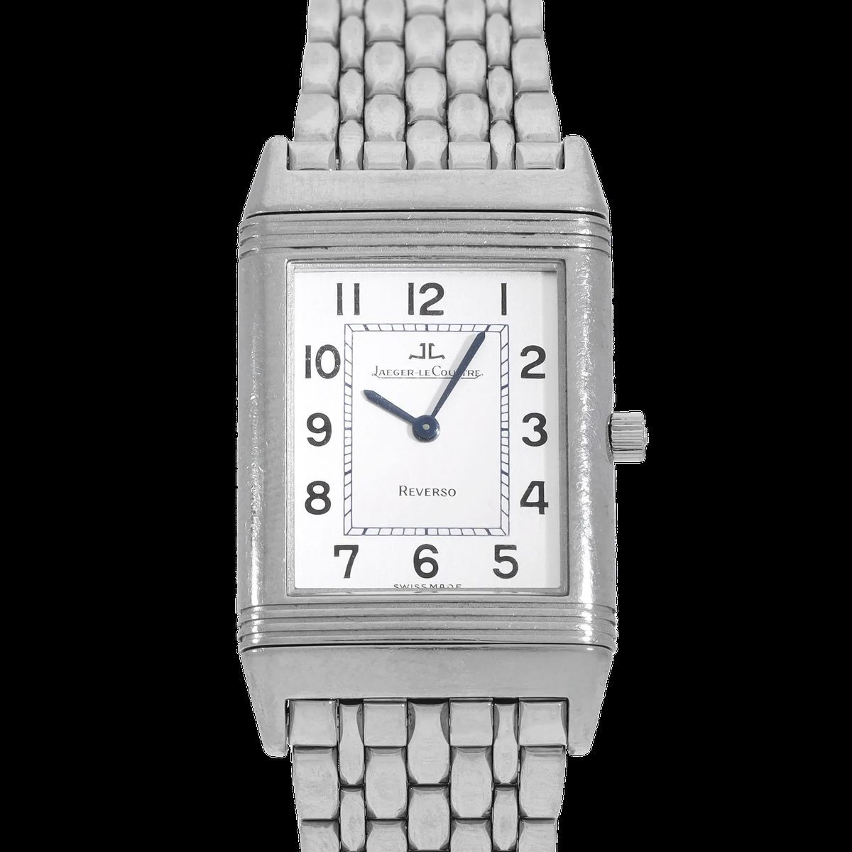 Silberne Reverso Armbanduhr für Damen
