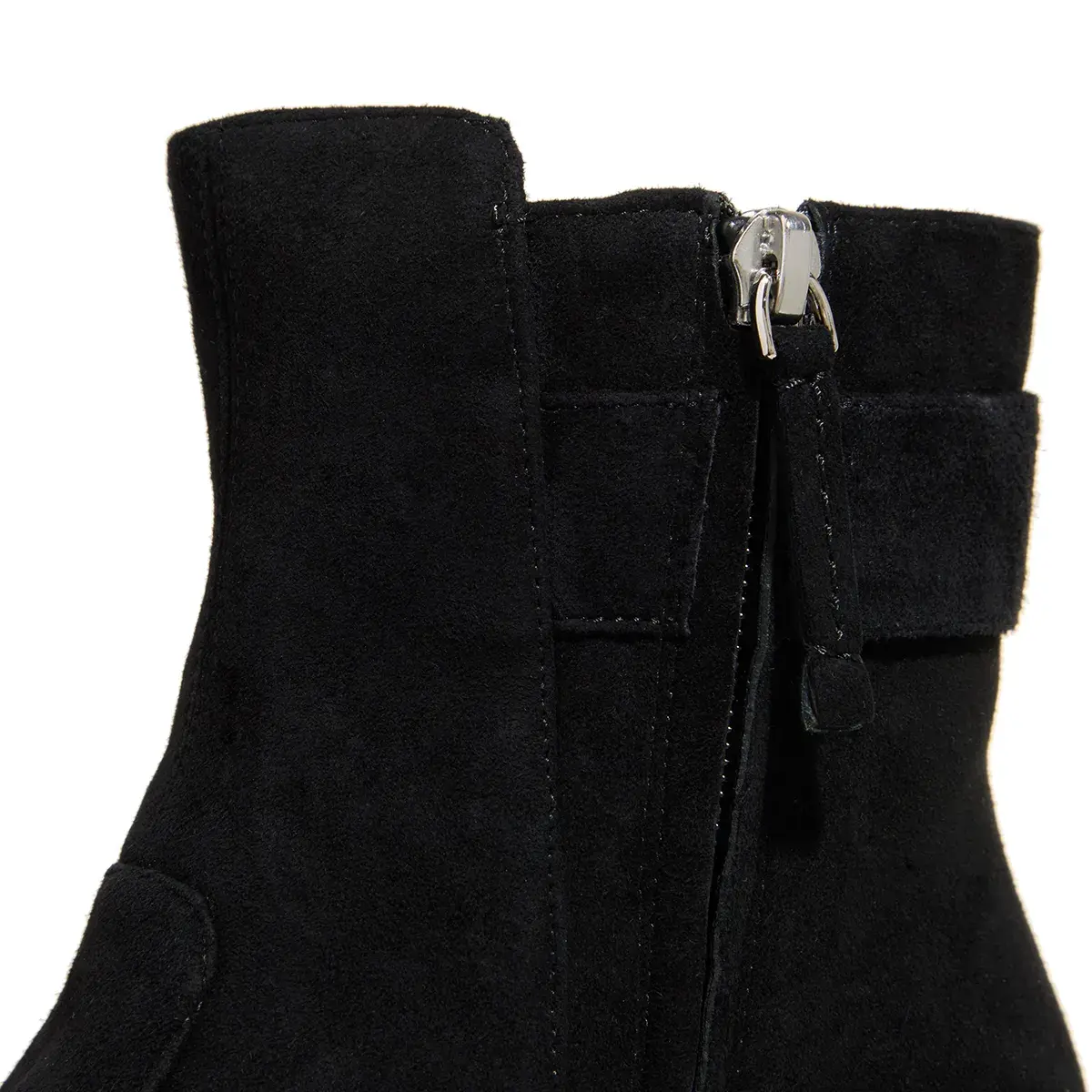 Wildleder-Stiefeletten mit Schnalle
