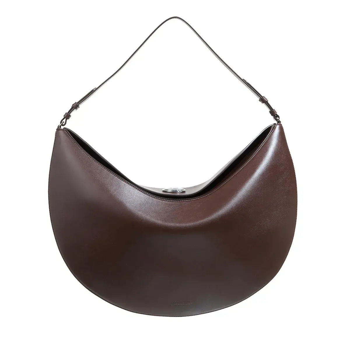 Strukturierte Leder Hobo Tasche