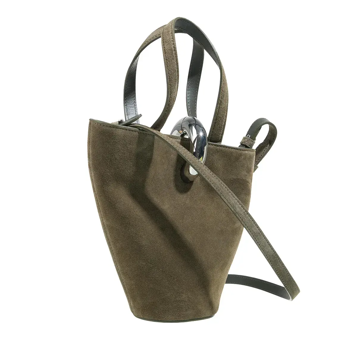 Le Petit Bambola Wildleder-Henkeltasche